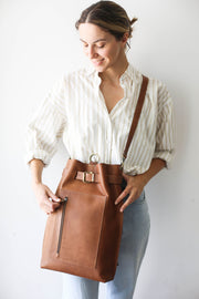 Brown Leather Bag for women