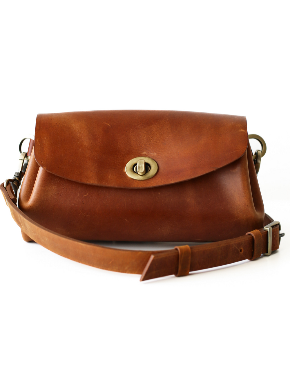 Donatella mini leather purse handcrafted in Tbilisi