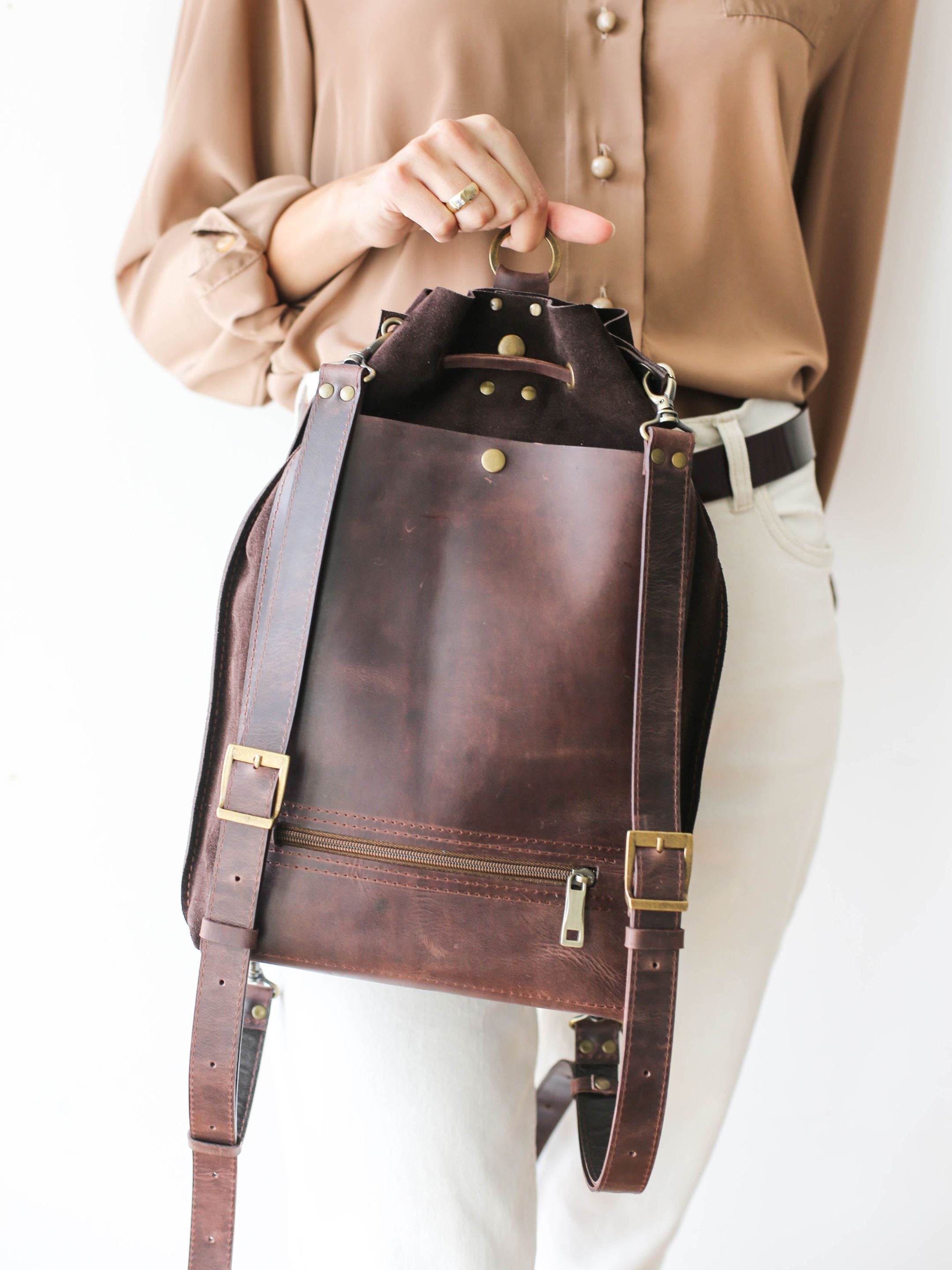 MAKU Backpack (Suede & Leather)