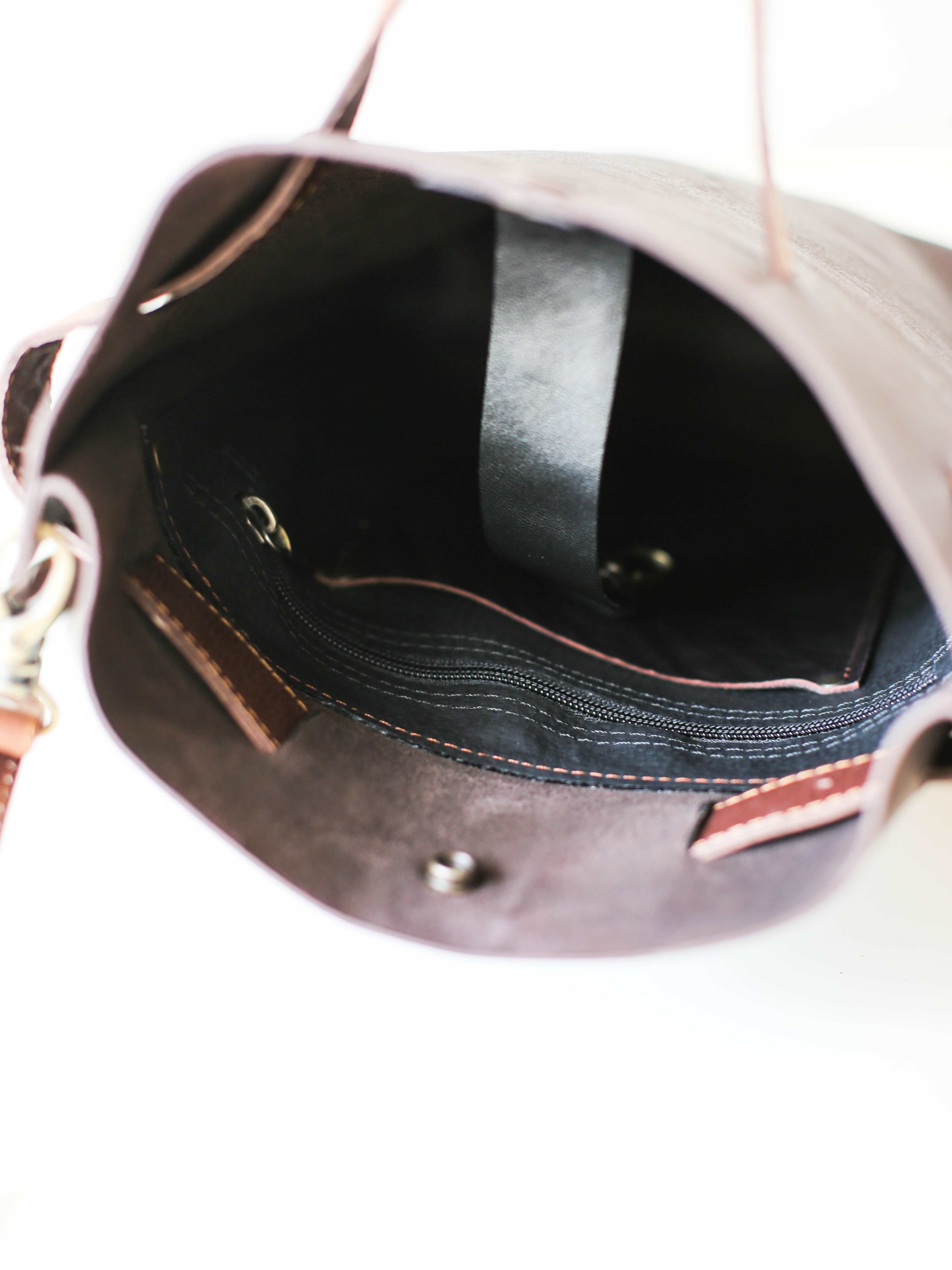 Grizzly Large Leather Backpack Purse