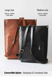 Handmade Leather backpacks for laptop