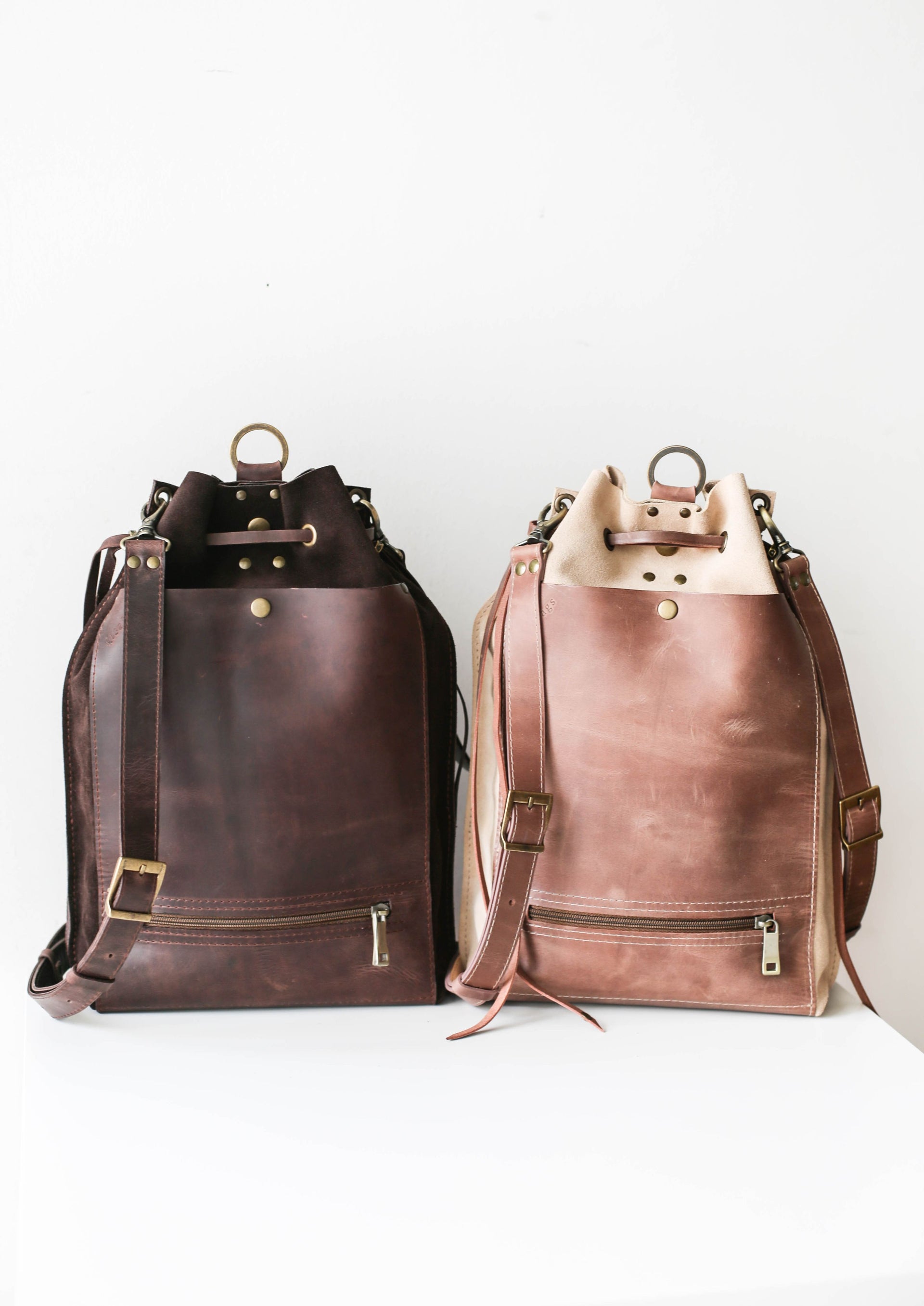 leather backpack purses