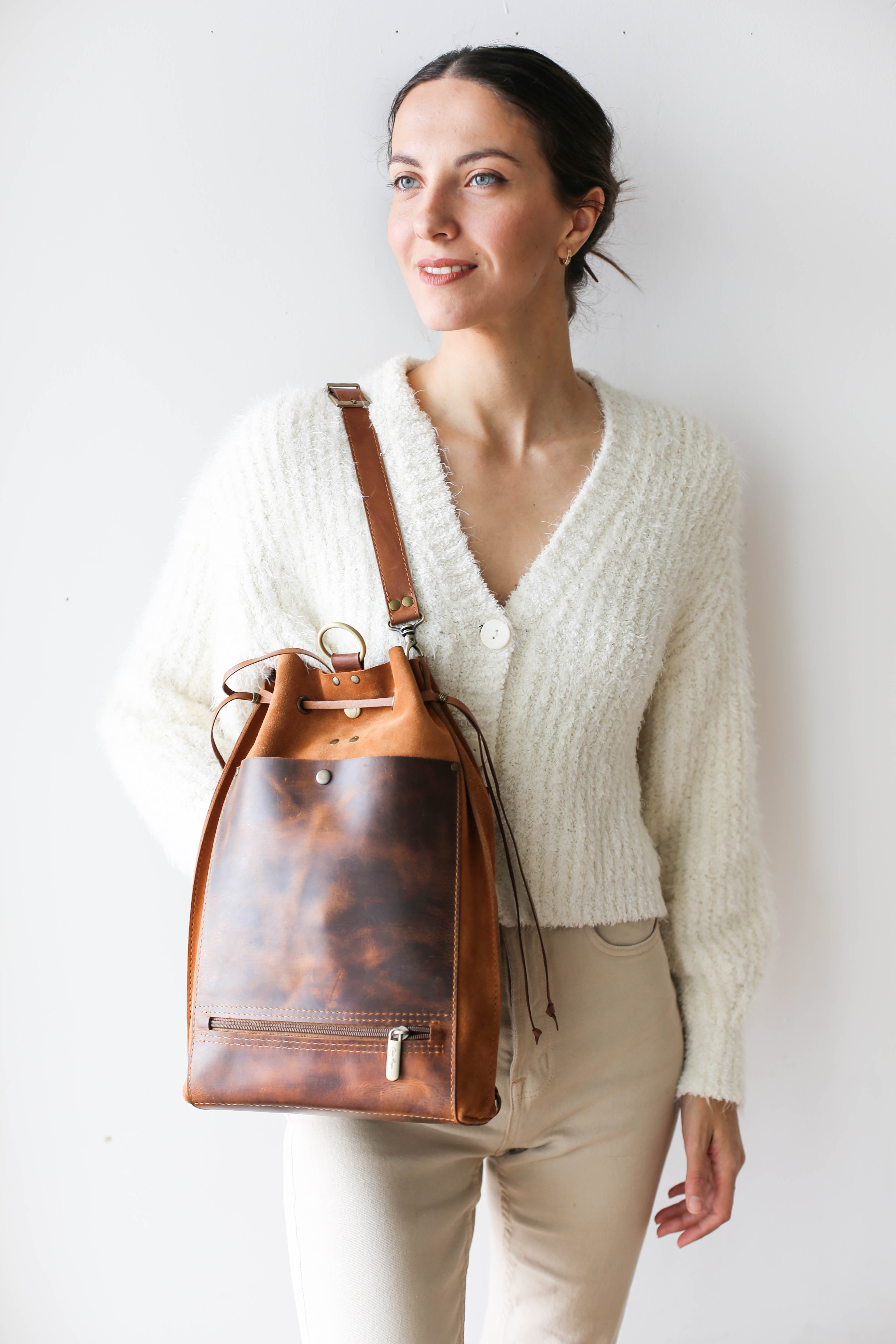 MAKU Backpack (Suede & Leather)