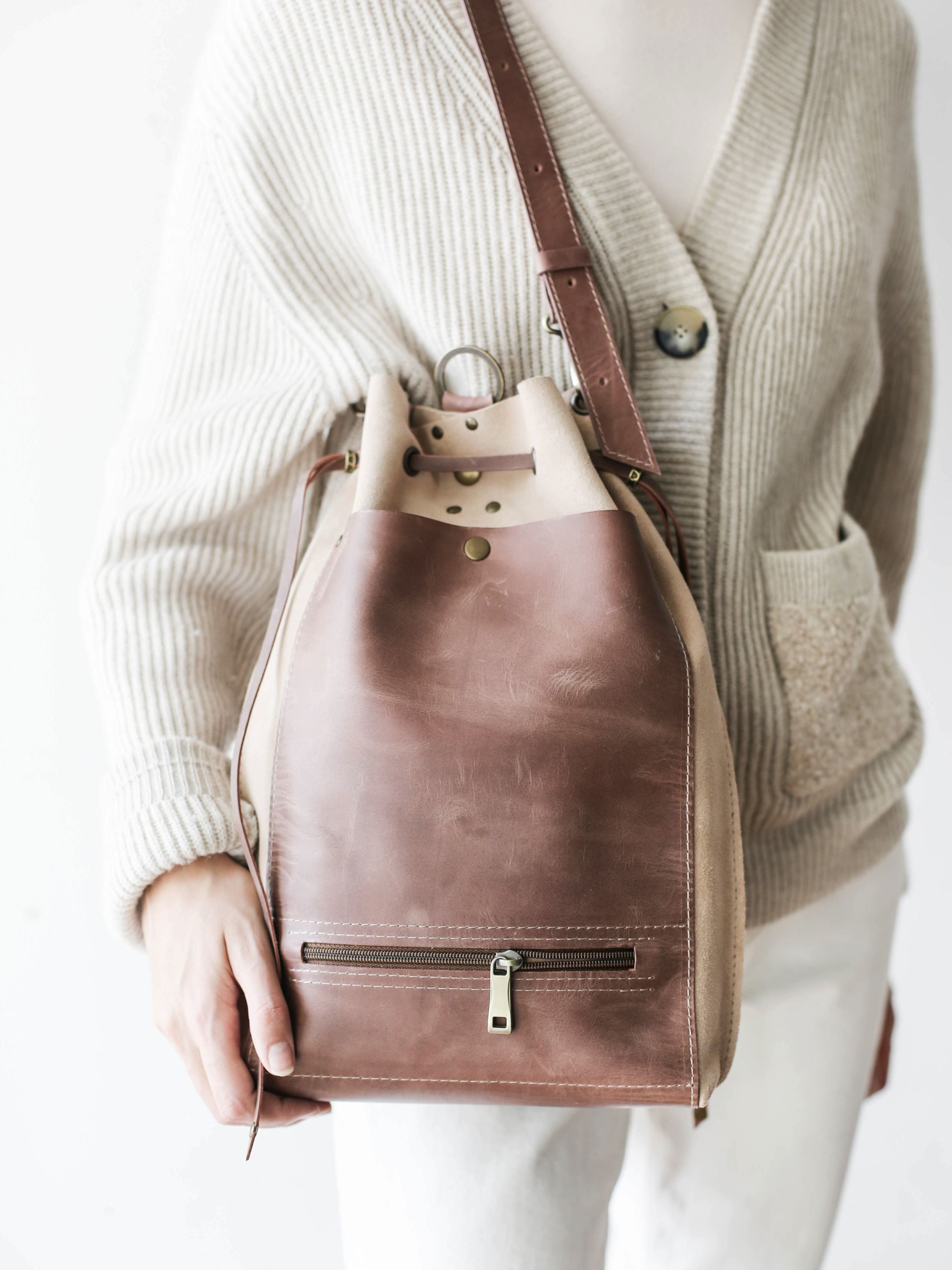 MAKU Backpack (Suede & Leather)