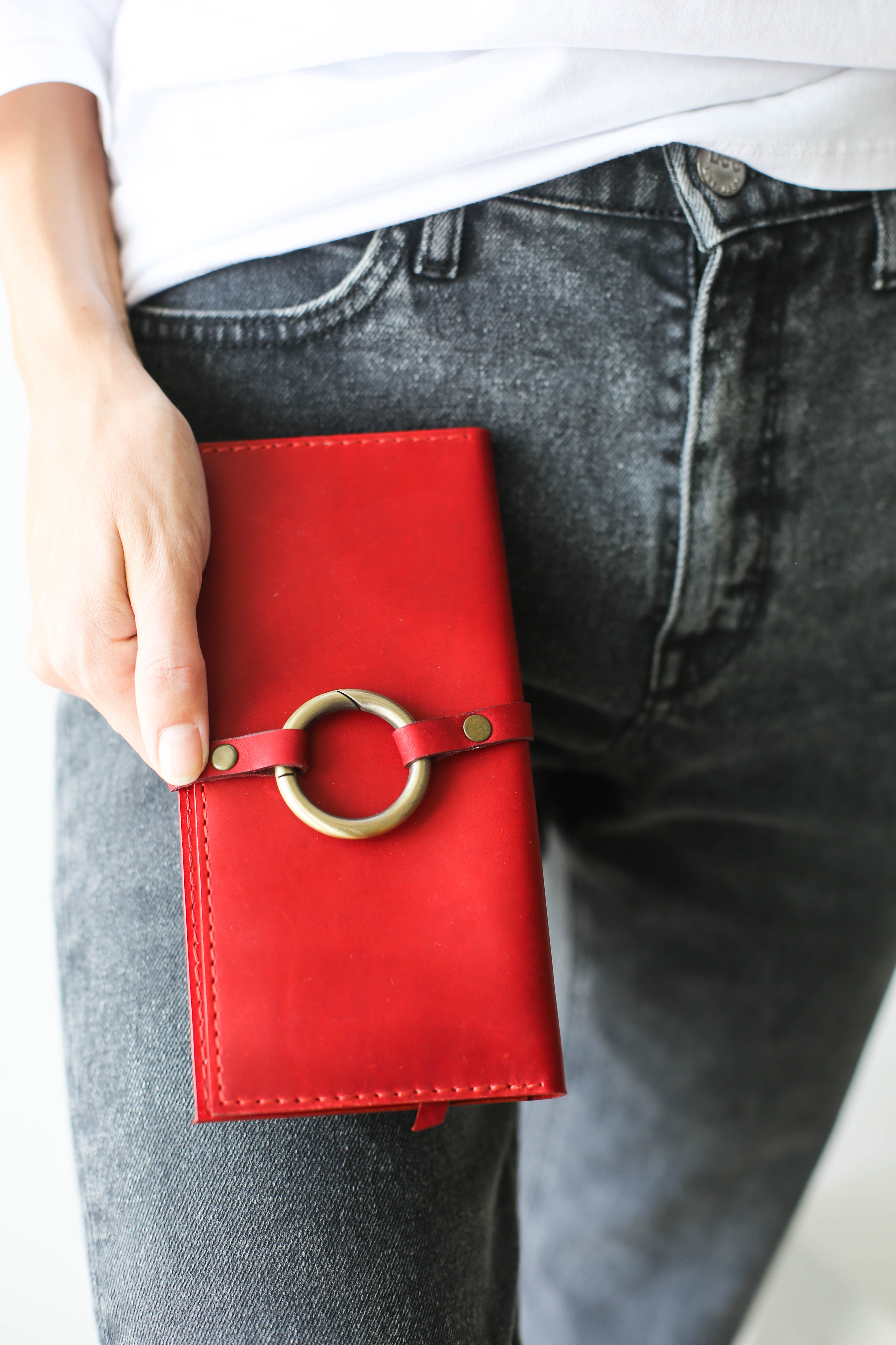 Long Leather Wallets - Phone Wallets with zipper