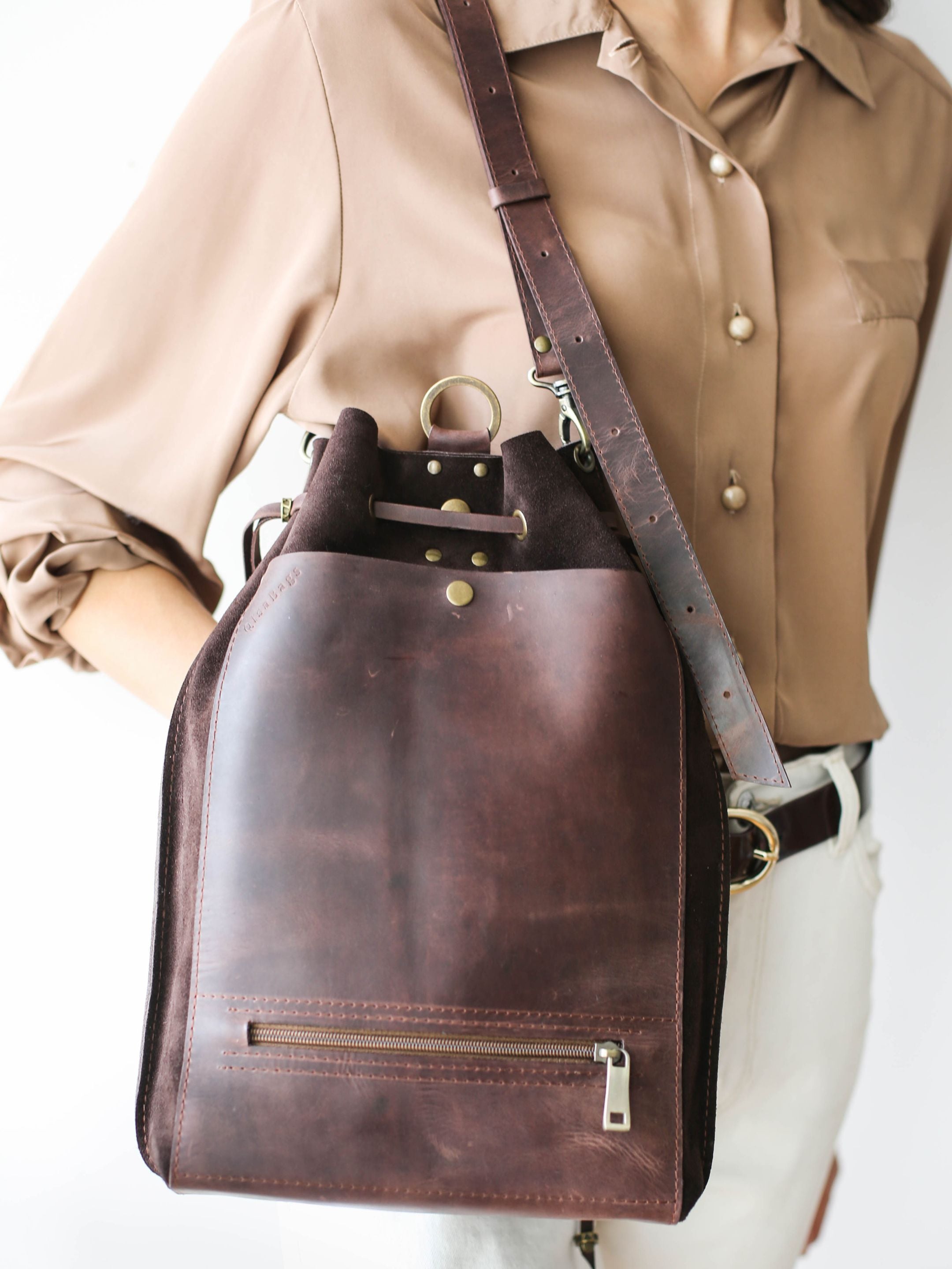 MAKU Backpack (Suede & Leather)