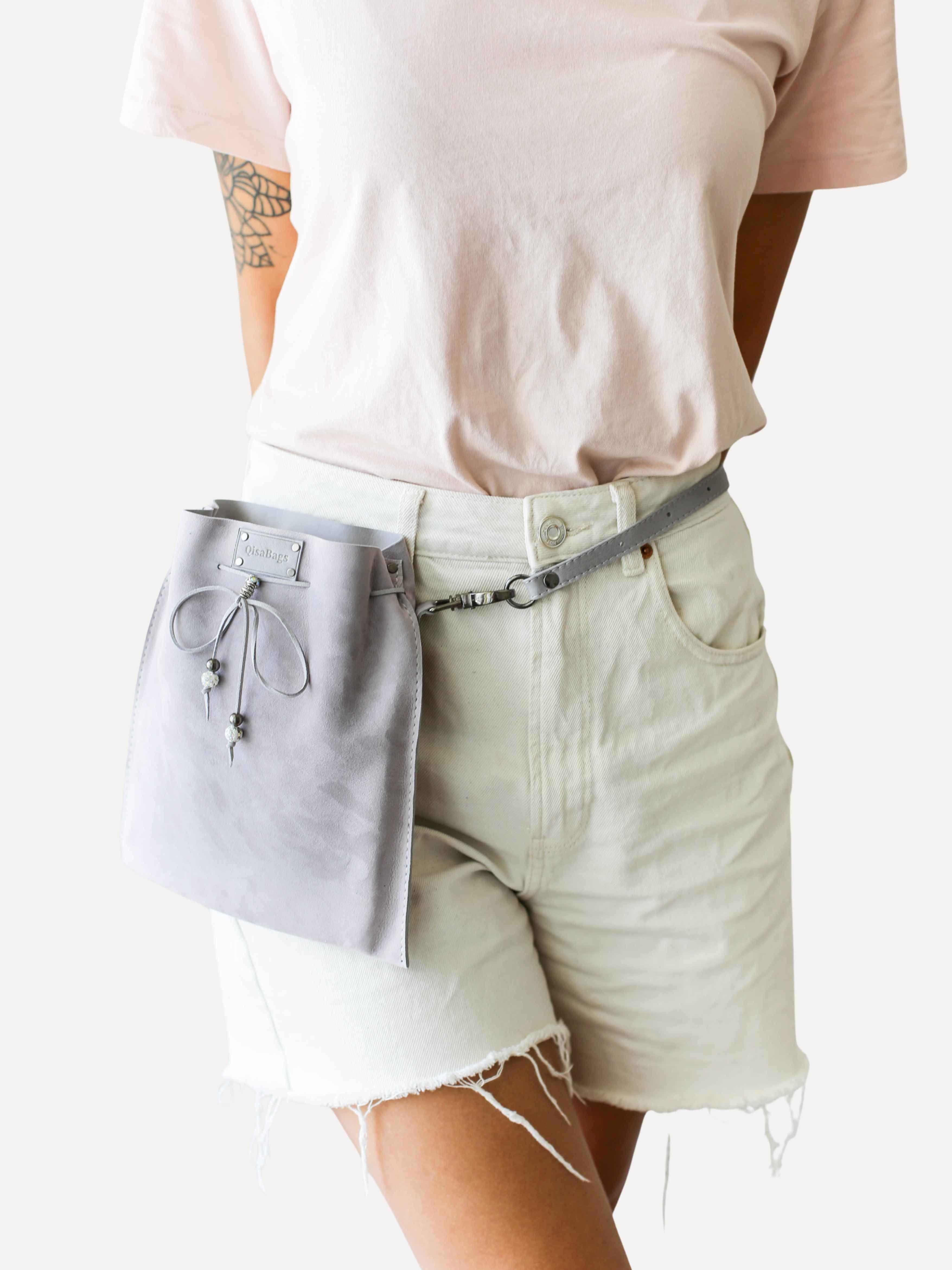 Soft Suede Pouch Bags
