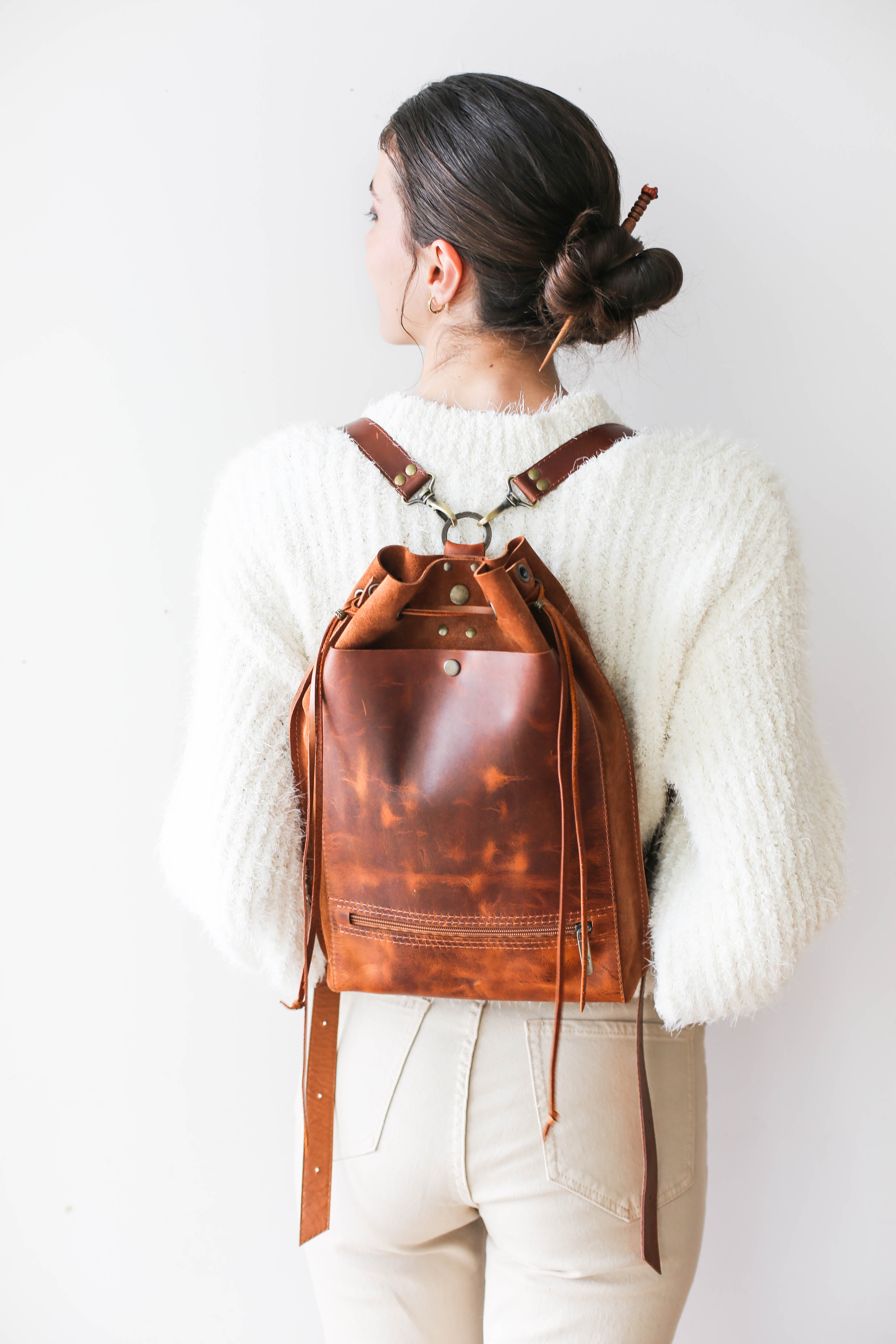 MAKU Backpack (Suede & Leather)