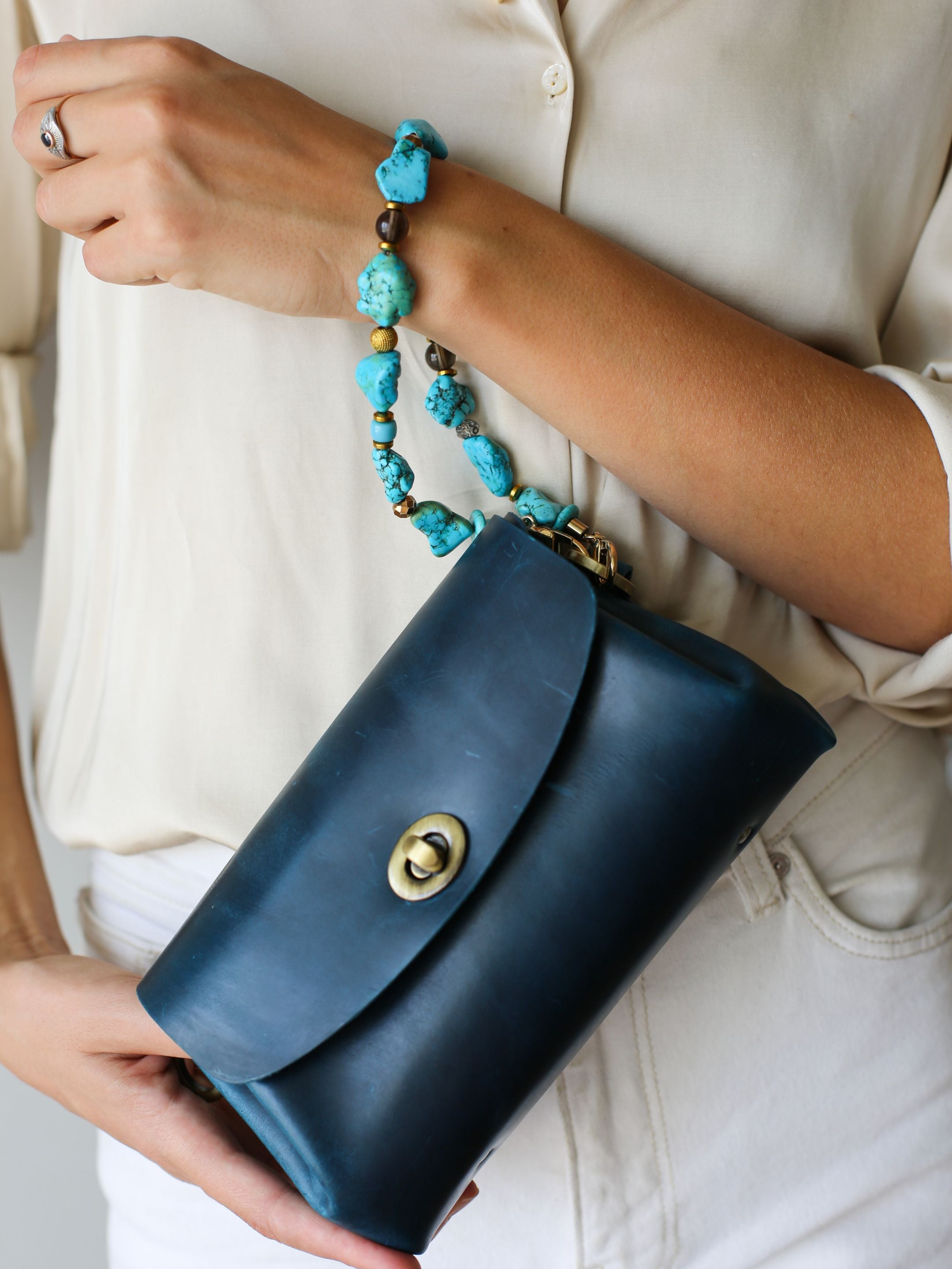Semi Precious Stone Strap