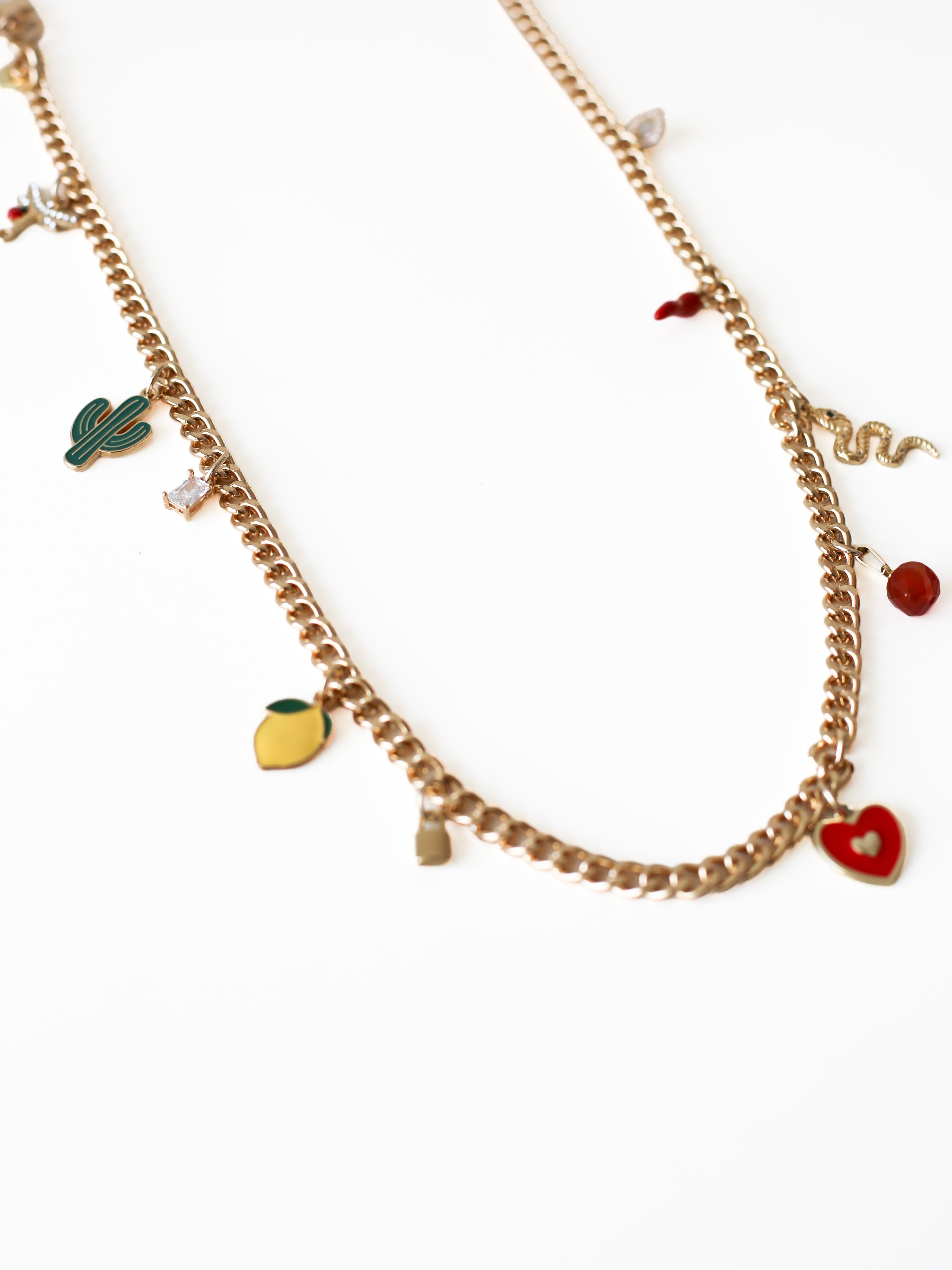 Chain Strap With Charms