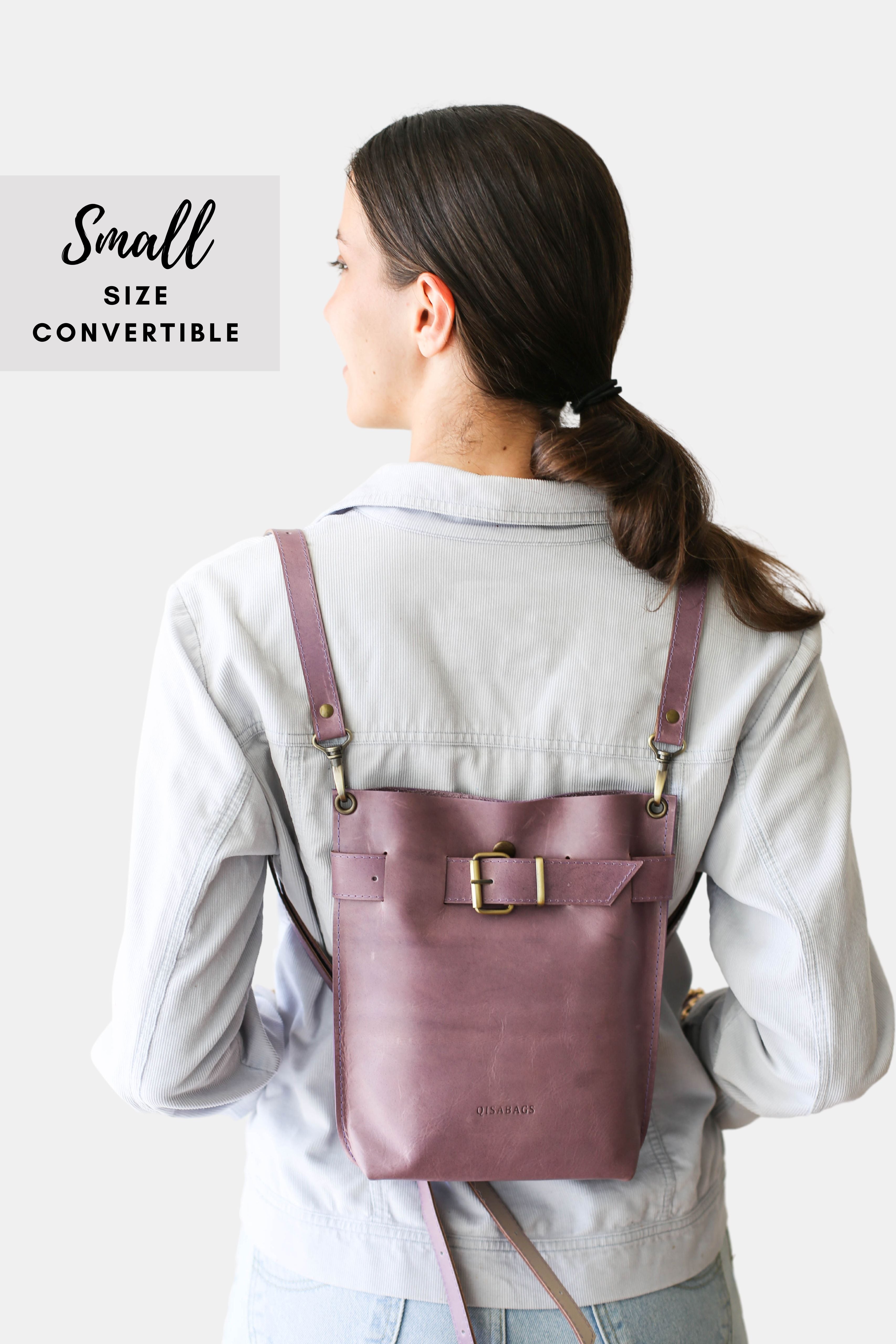 Lilac Leather Bag