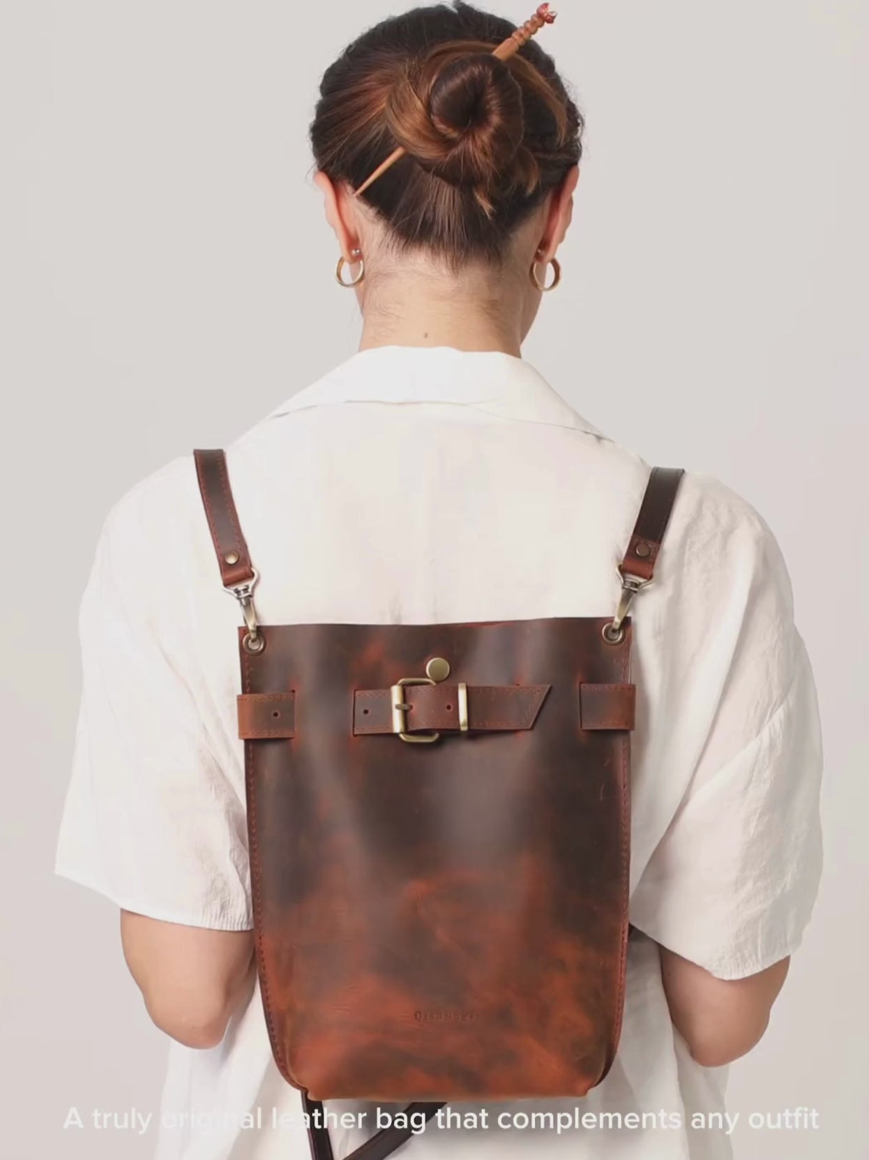 Handmade Leather Bag | Vintage Leather Backpack