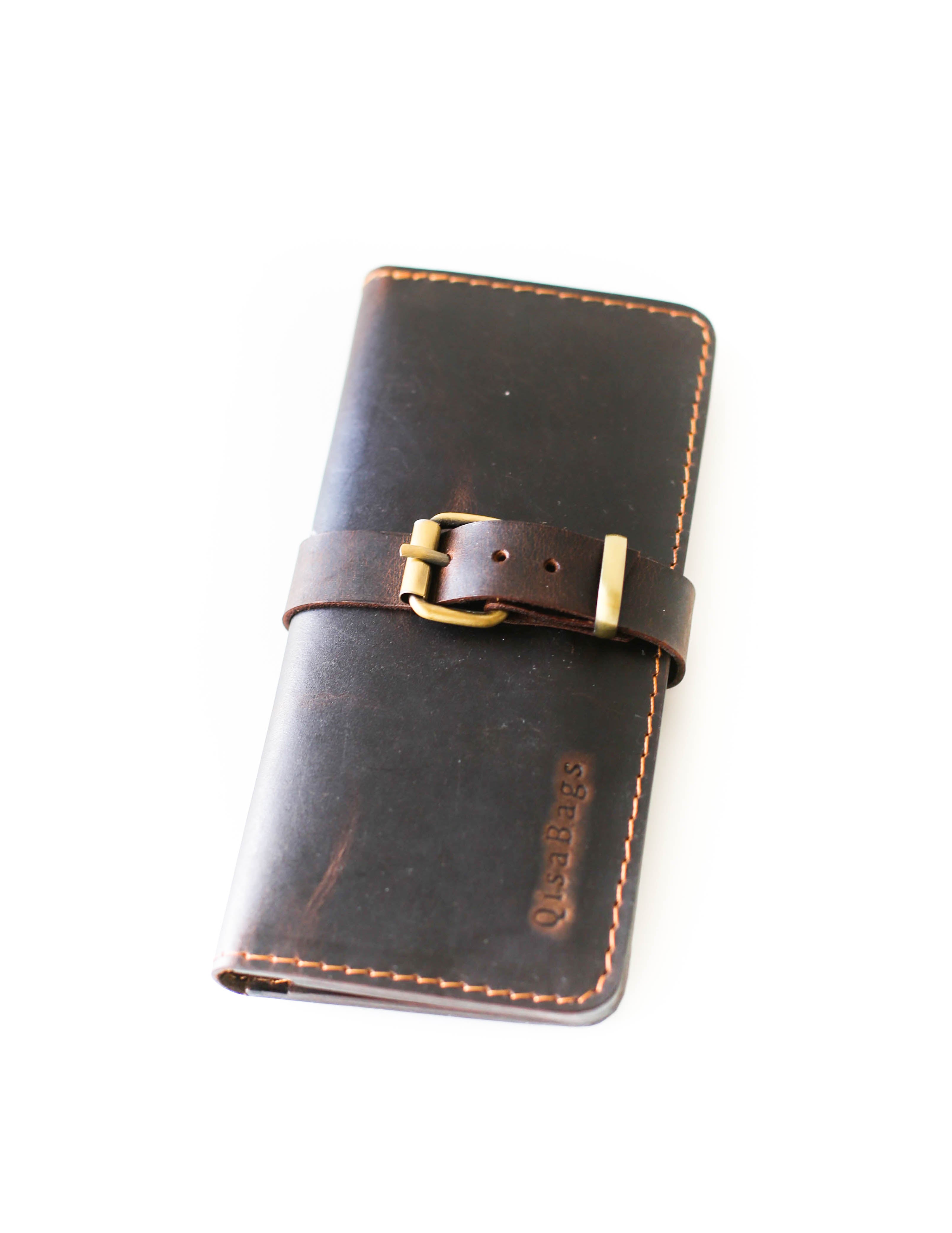 womens brown wallet