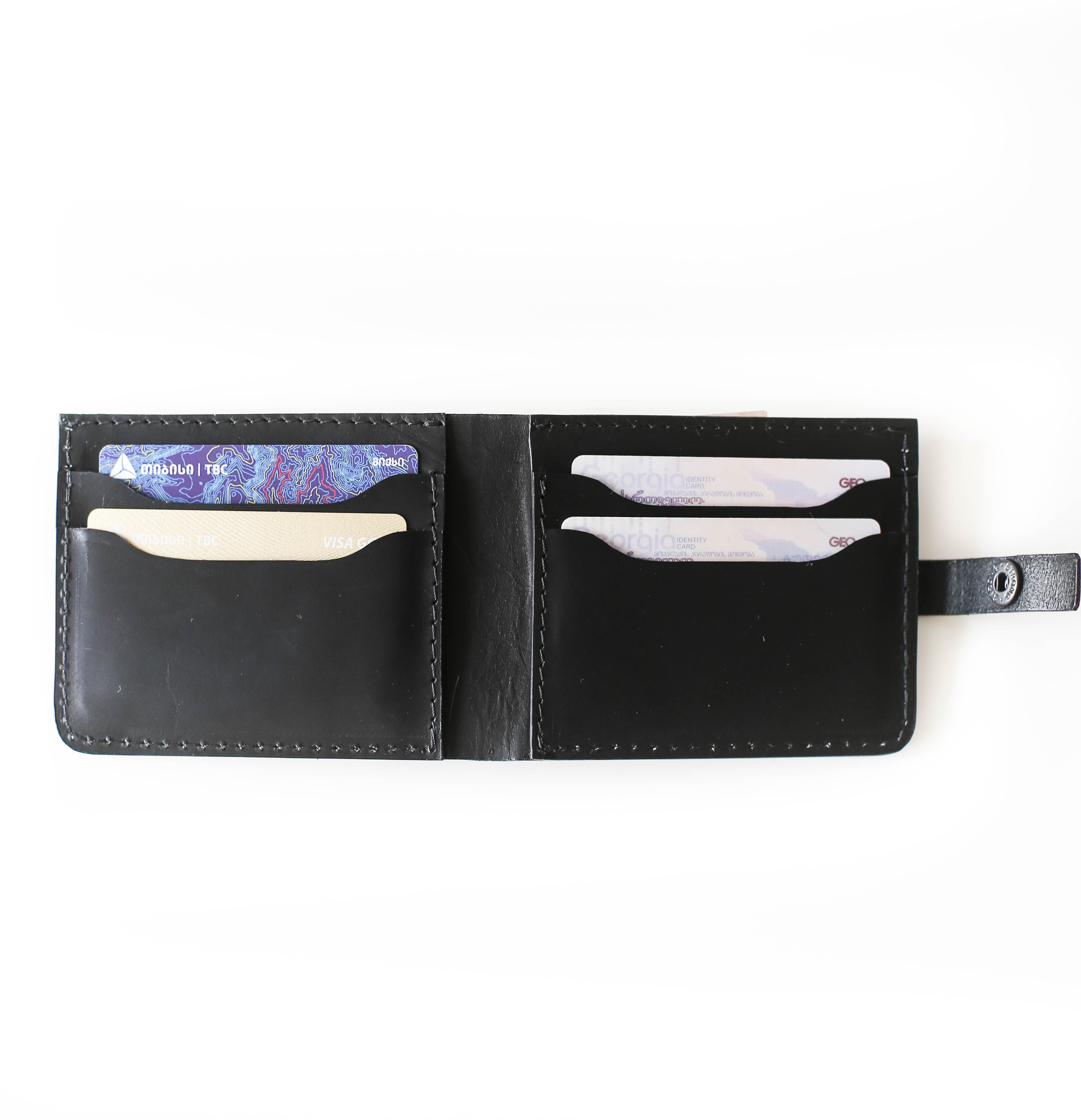 black leather wallets for men