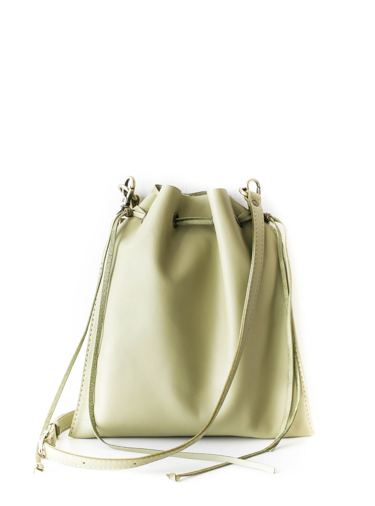 Olive Green soft leather bag 