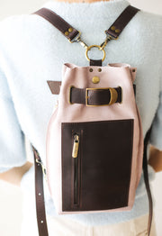 Leather Backpack Purse for women