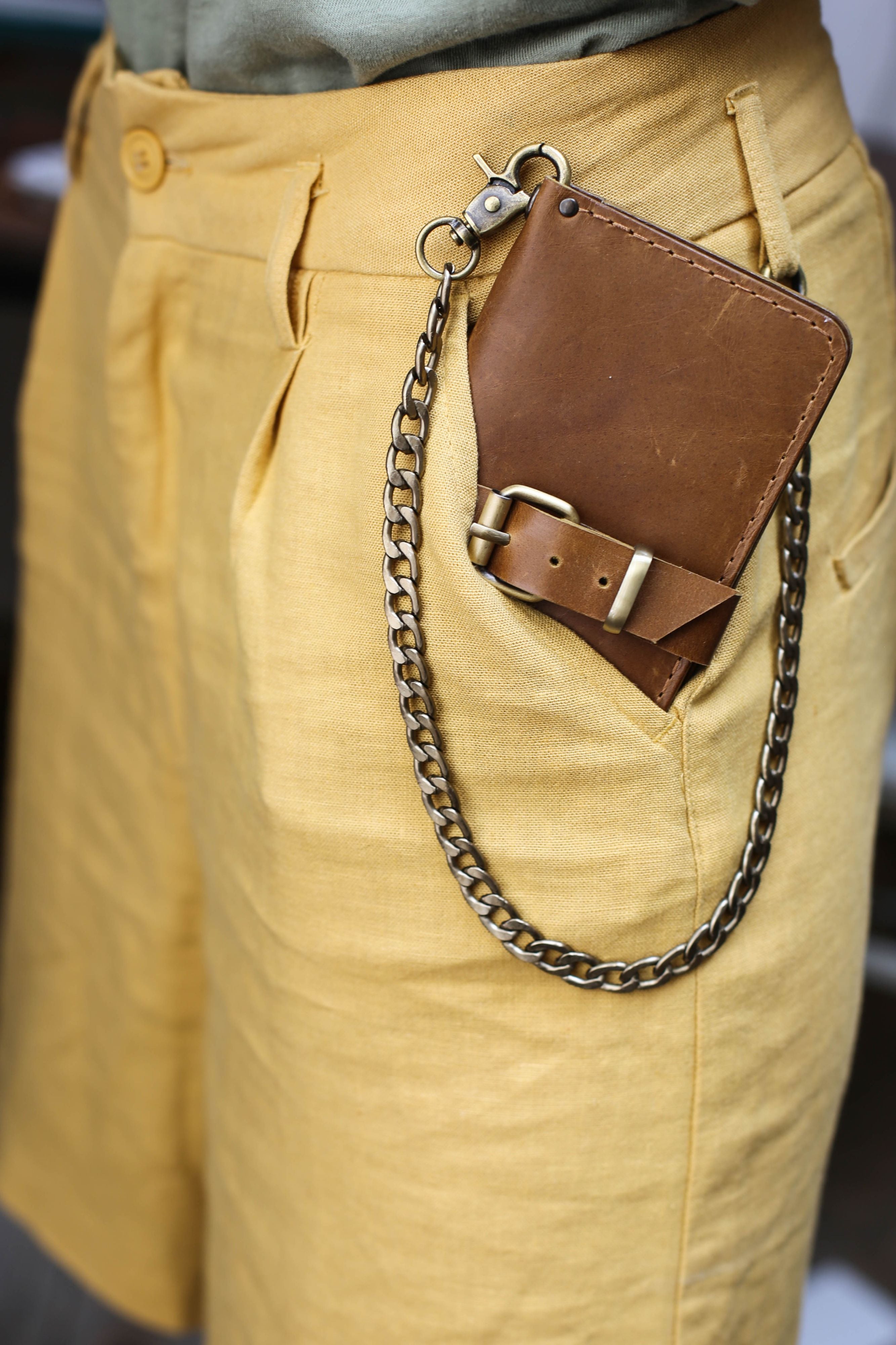 Brown Leather Wallet Womens - Long Leather Wallet - Qisabags