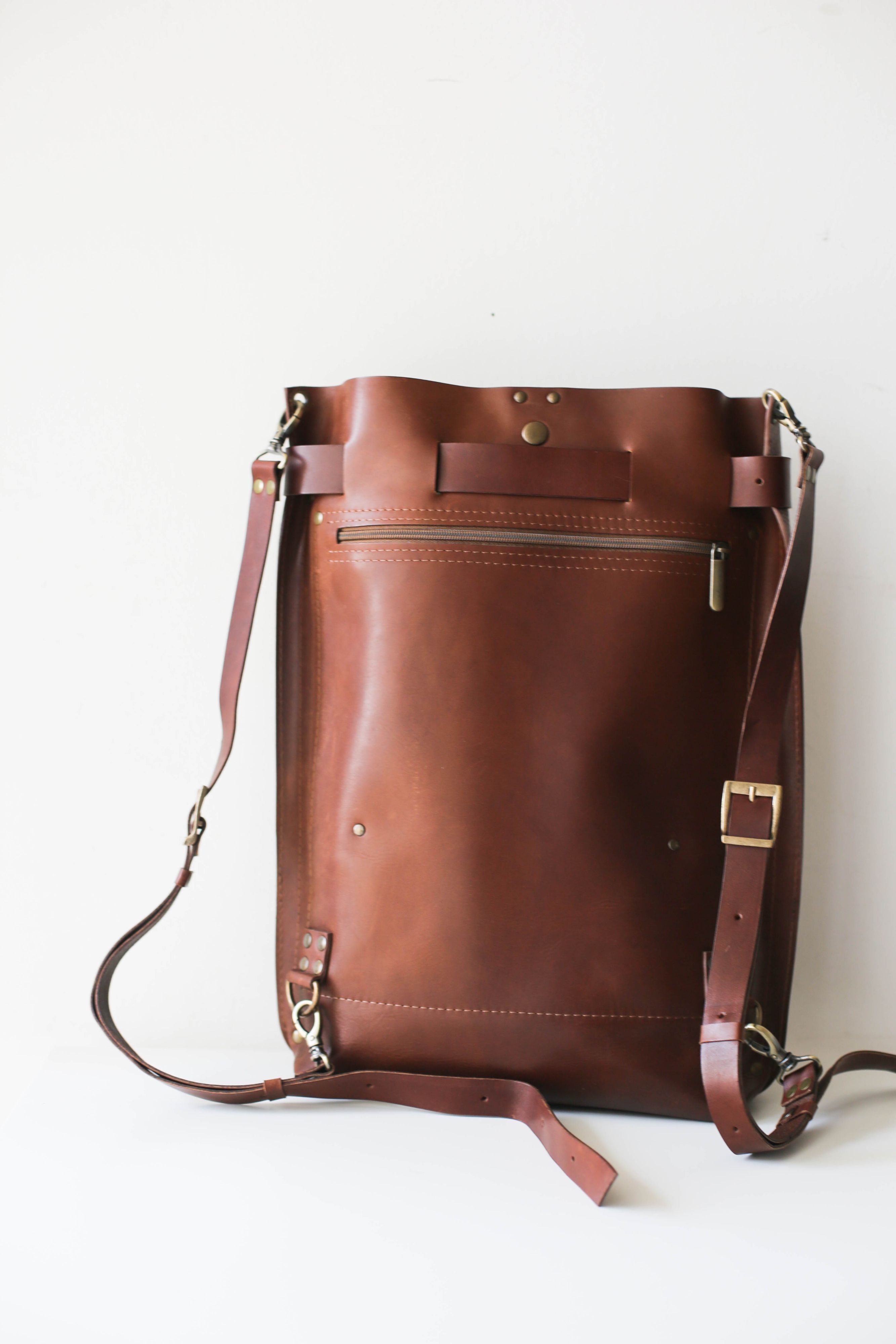 Leather Backpack Purses