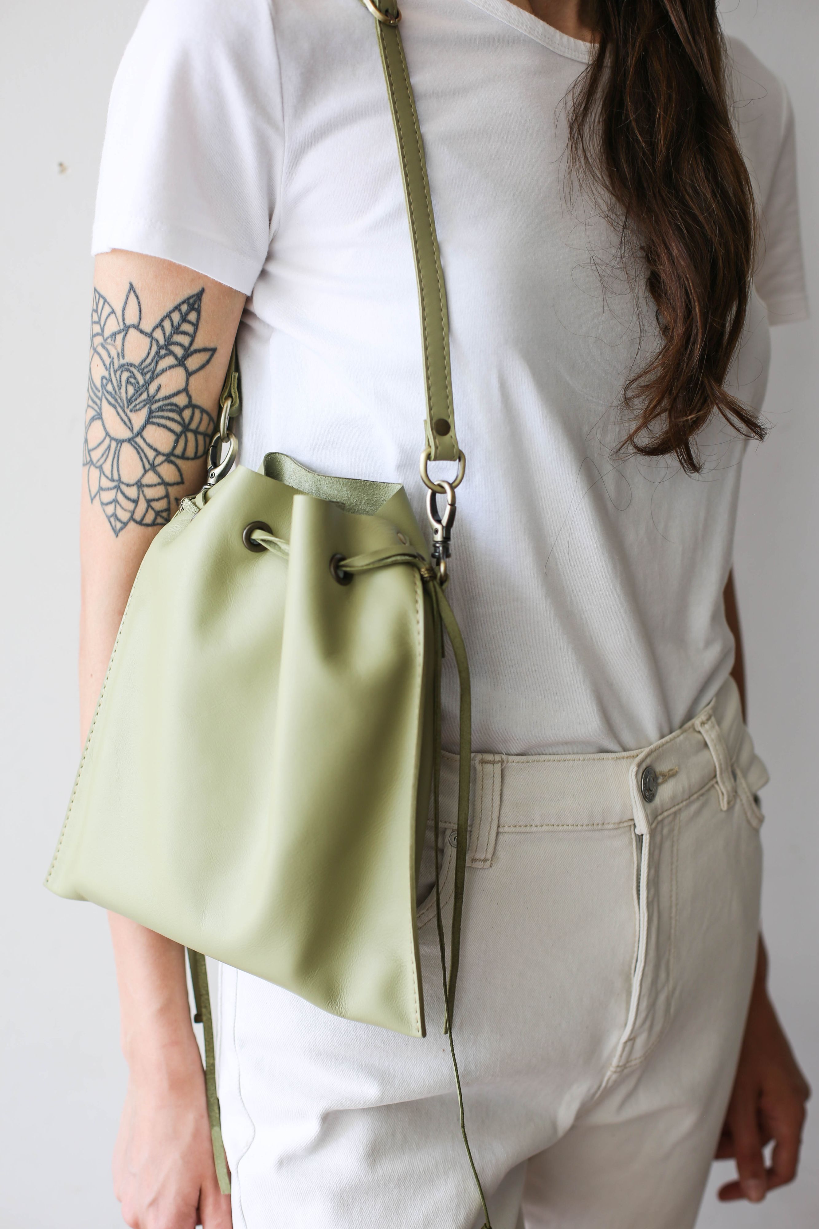 Soft Leather Crossbody Bag