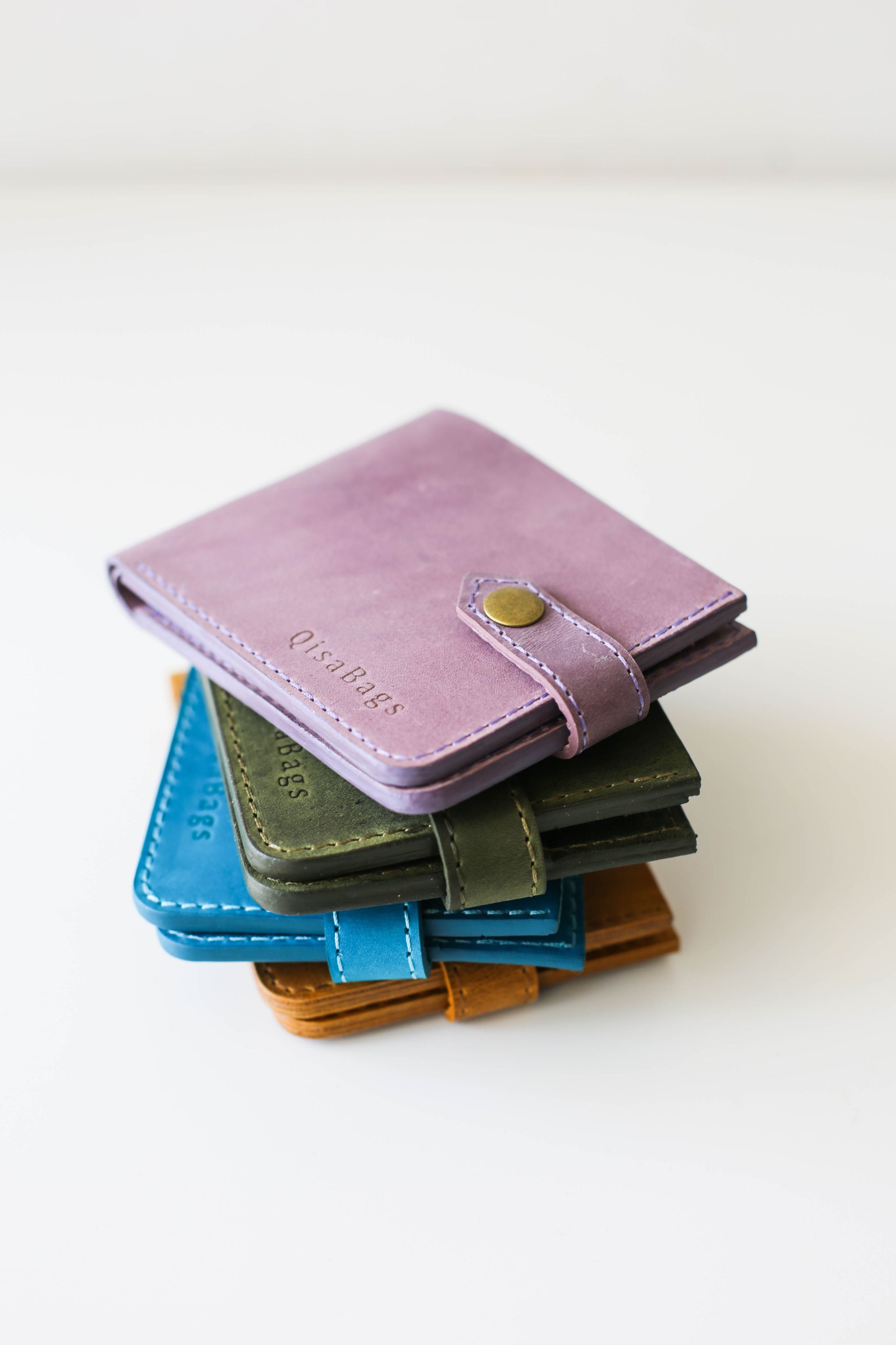 Purple Leather Wallet for Women - Charlotte N°2 Pastel Lilac | PAUL MARIUS