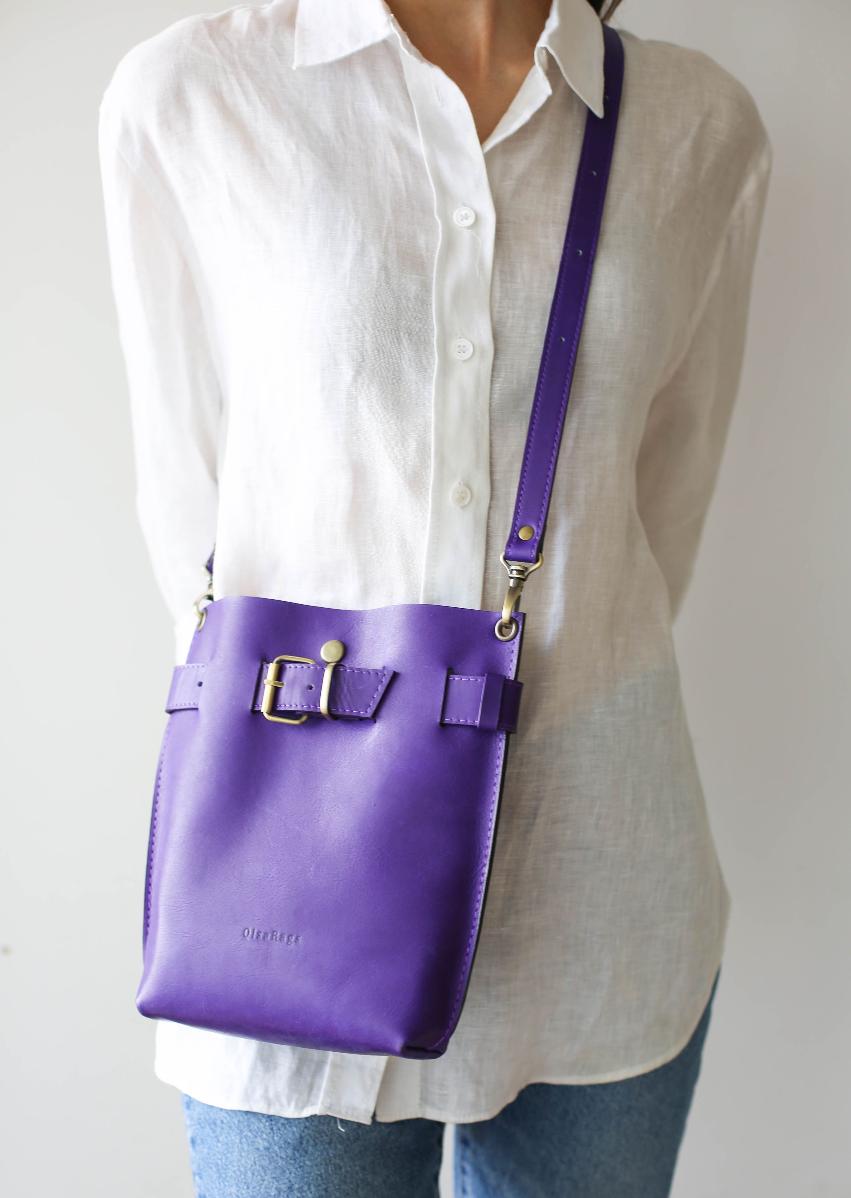 Convertible Crossbody Backpack - Purple – Ampere Creations