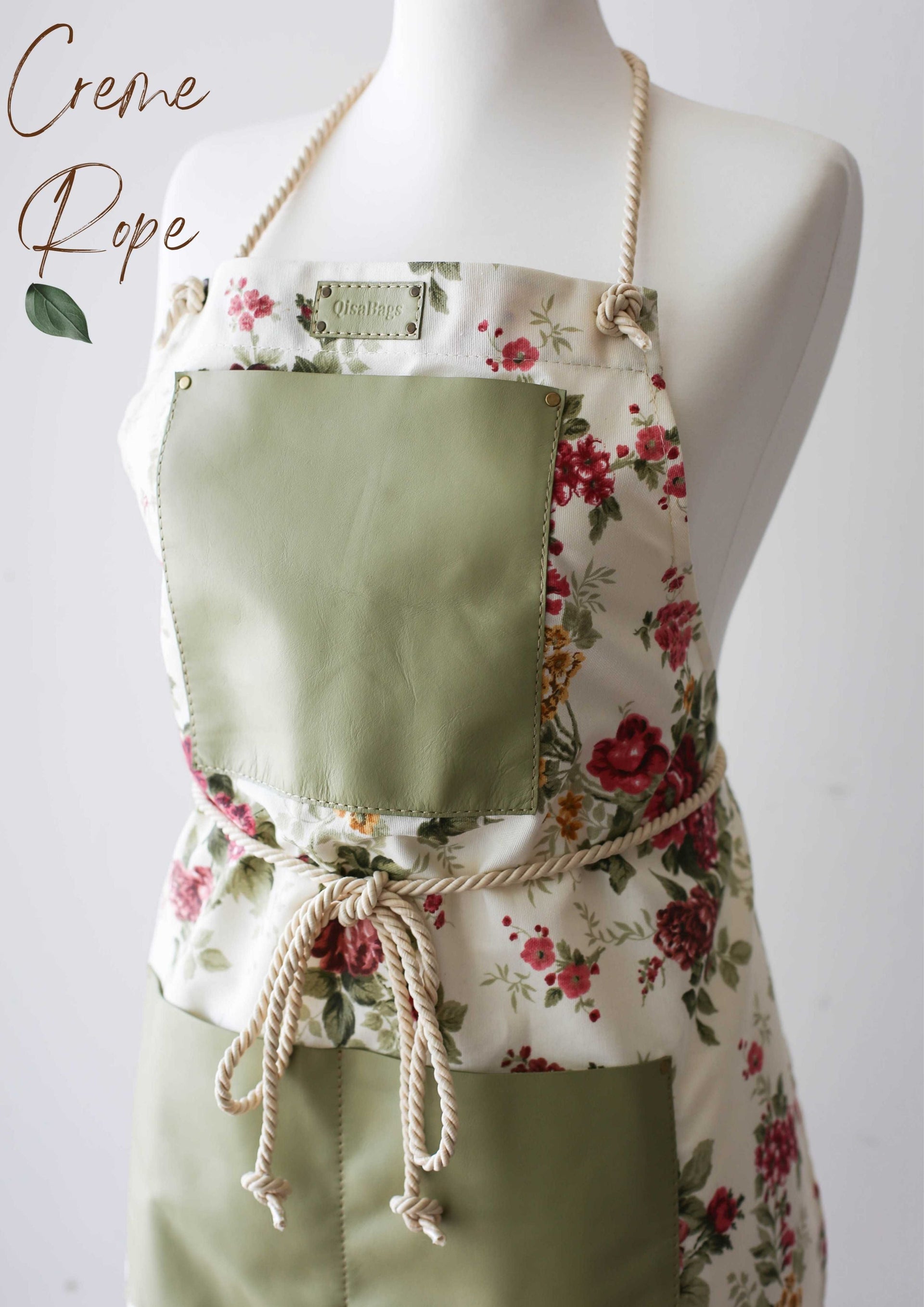 leather cooking apron
