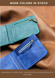 slim leather wallets
