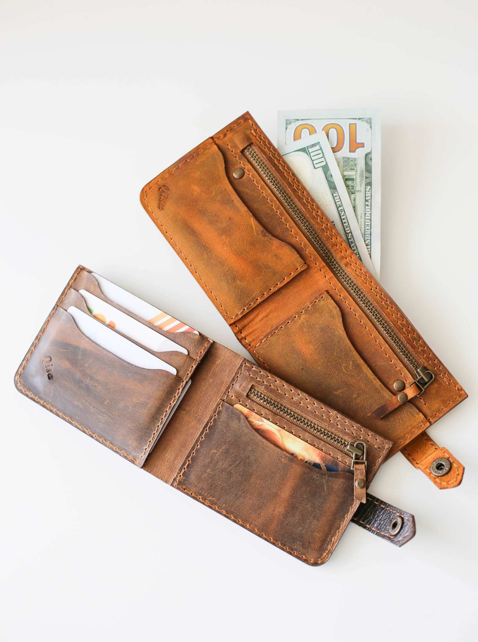 Small leather wallets