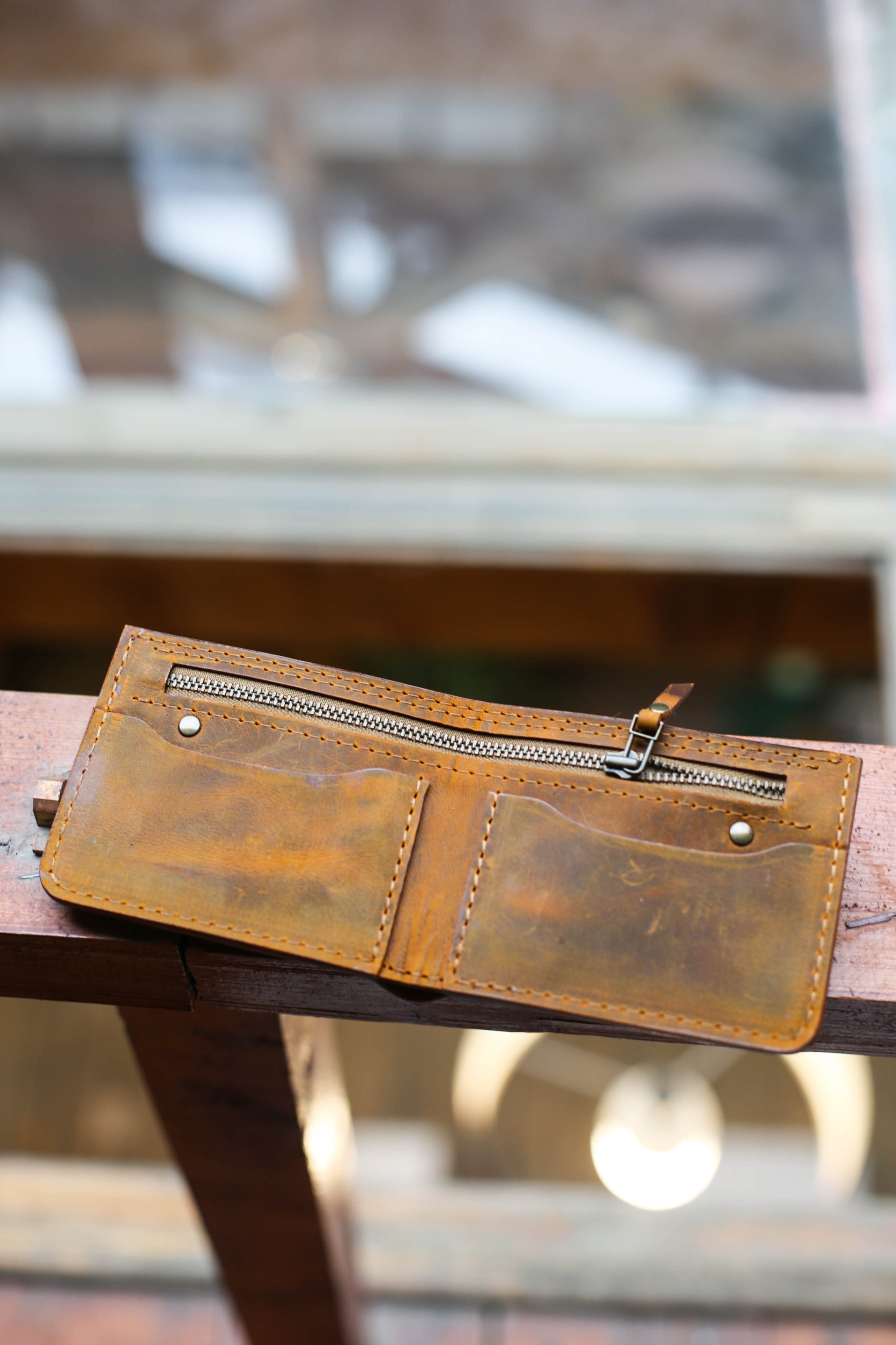 leather wallet handmade