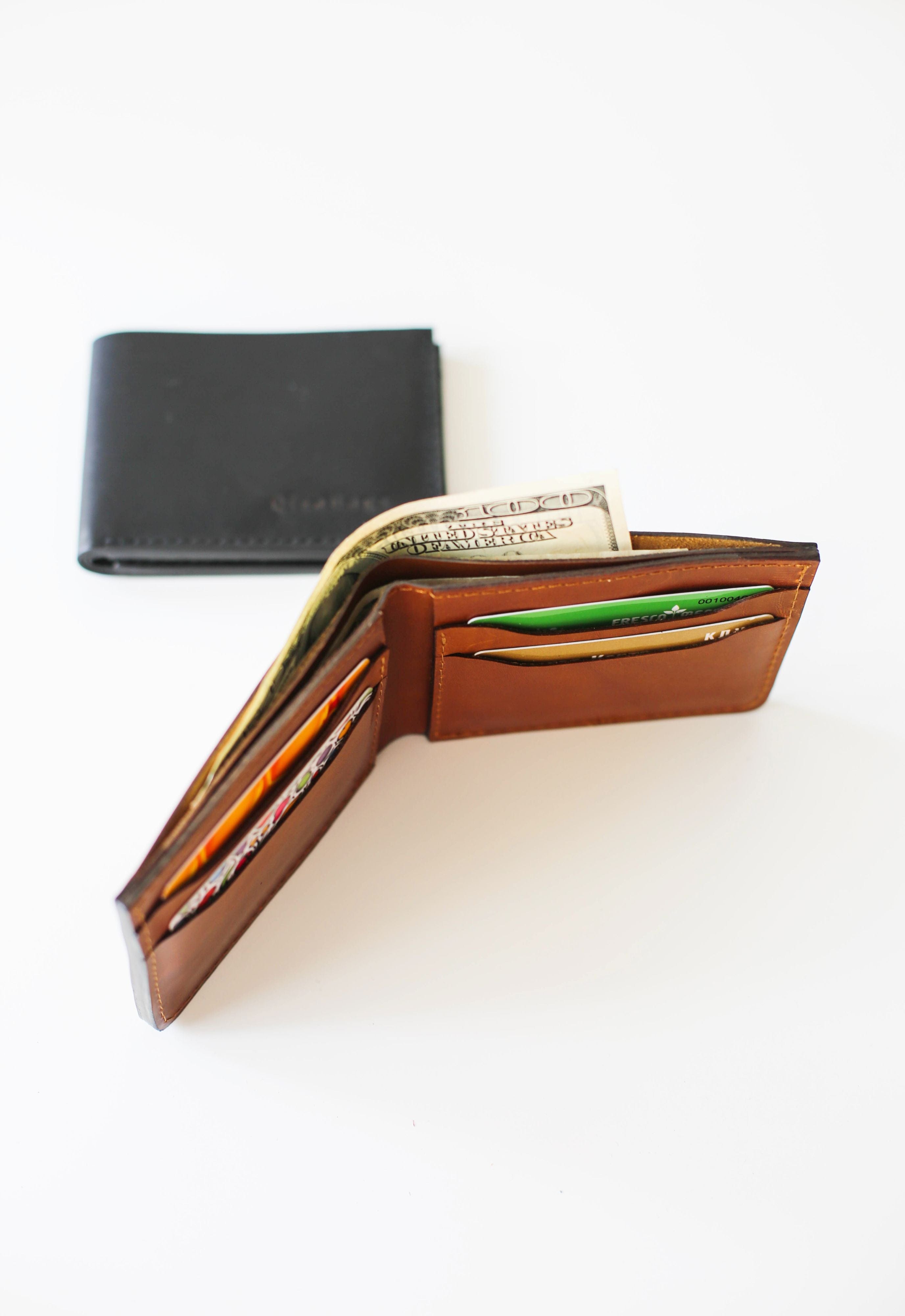 leather bifold wallets