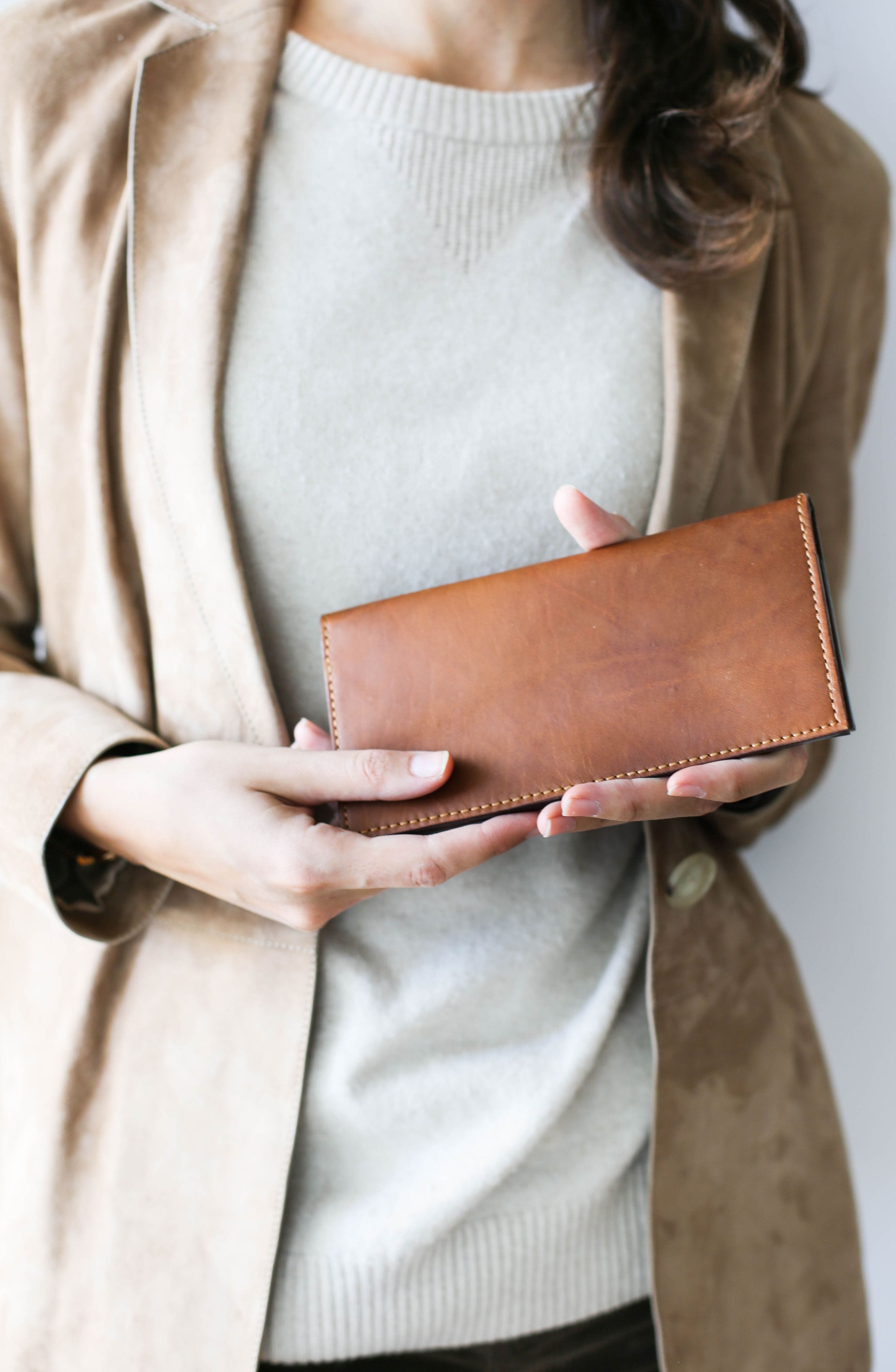 Bifold Black & Brown Leather Wallets - N02