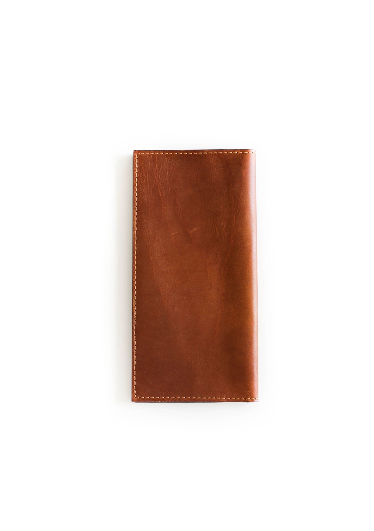 Brown Long Leather Wallet