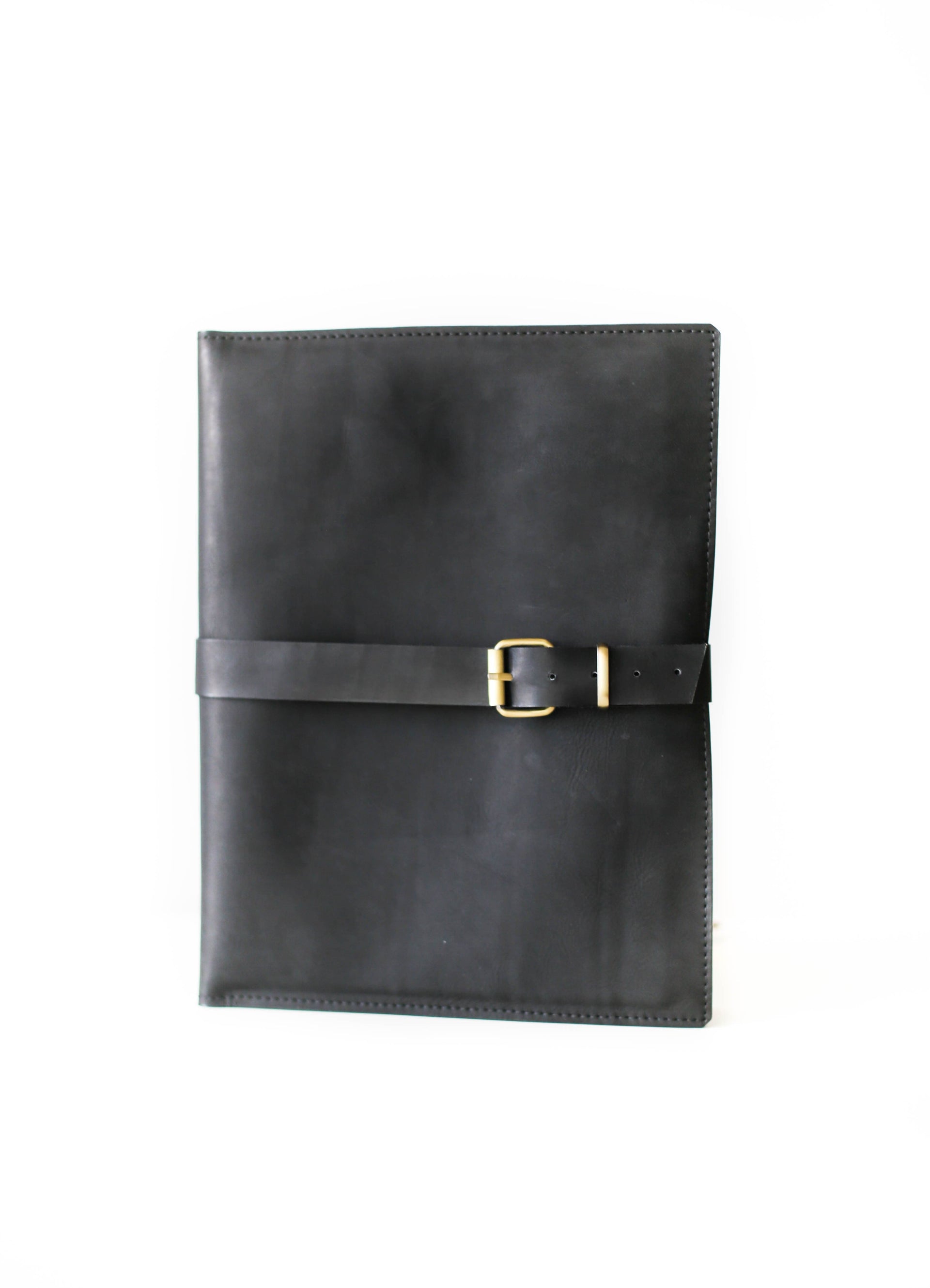black leather ipad case