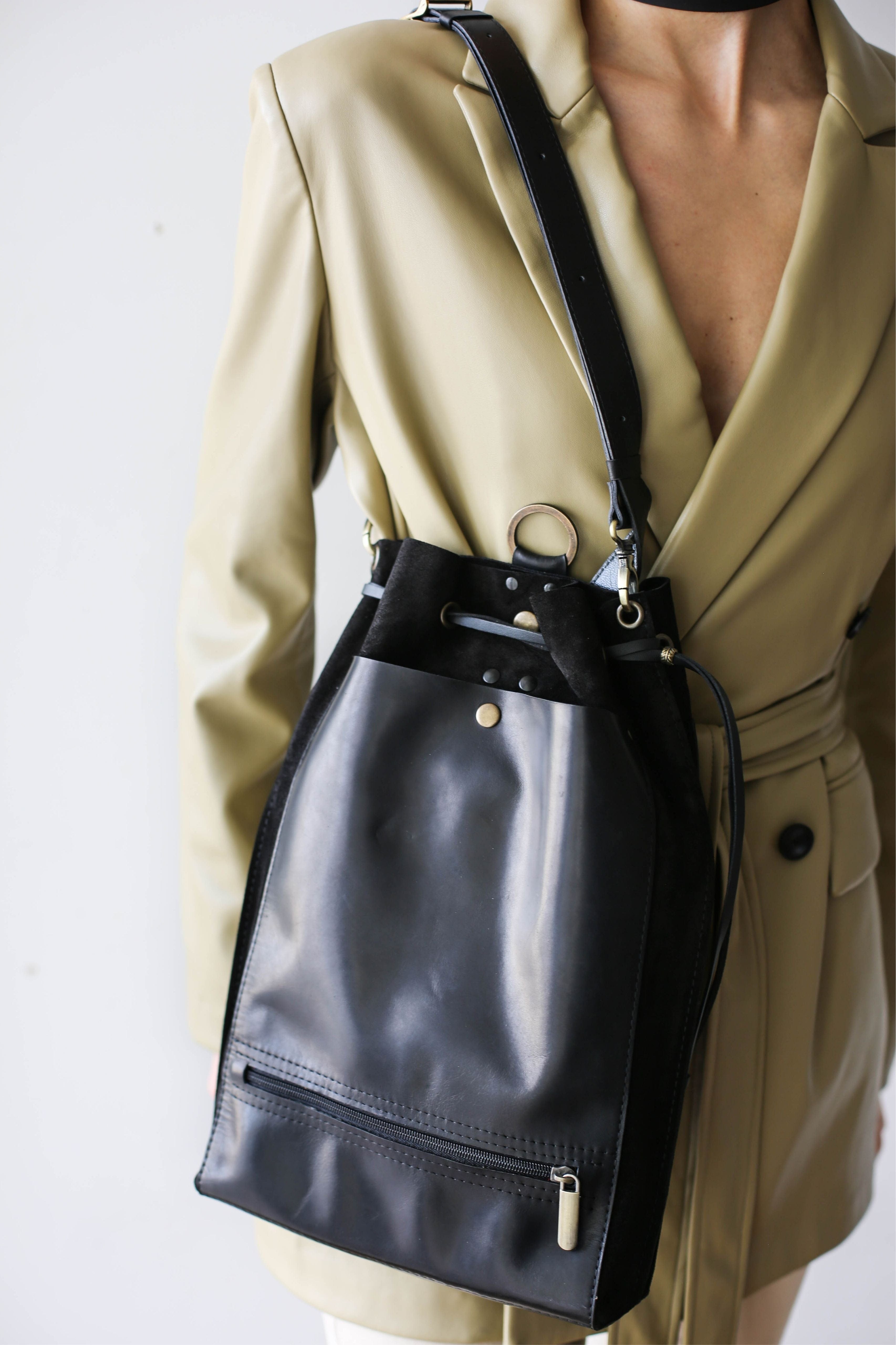 Leather Backpack Purse - Temu