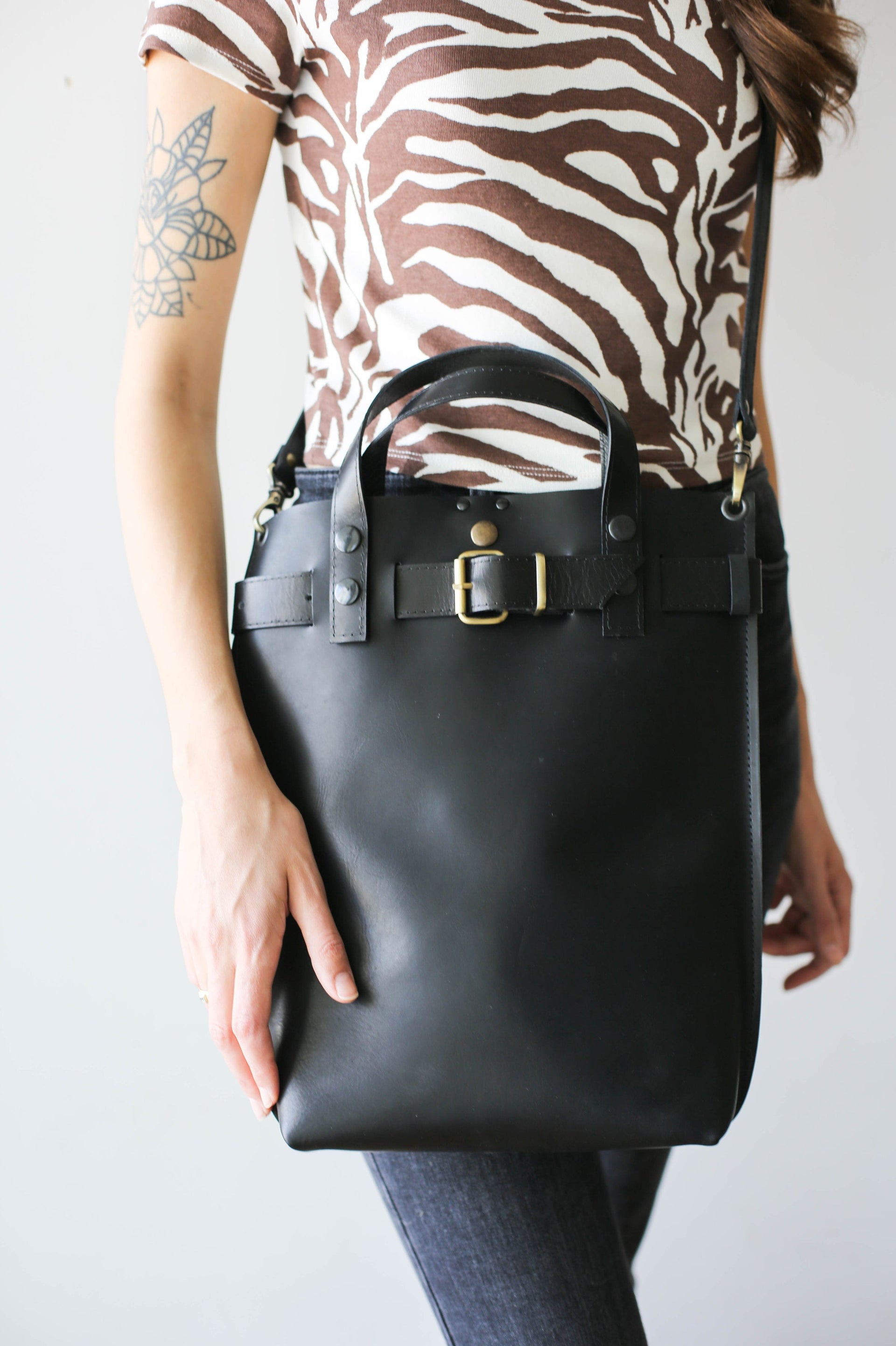 leather purse black, genuine leather crossbody bag