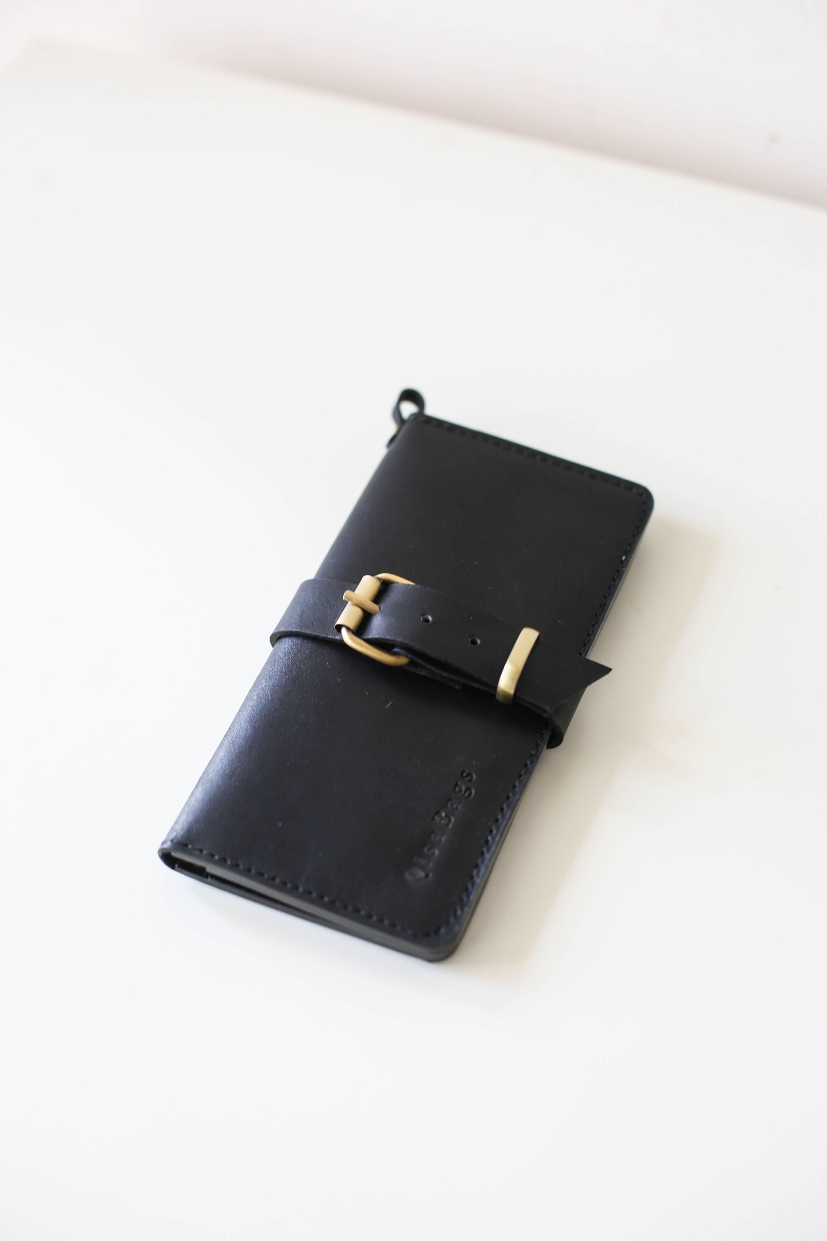 Womens Black Leather Wallet | Designer Wallet - Qisabags