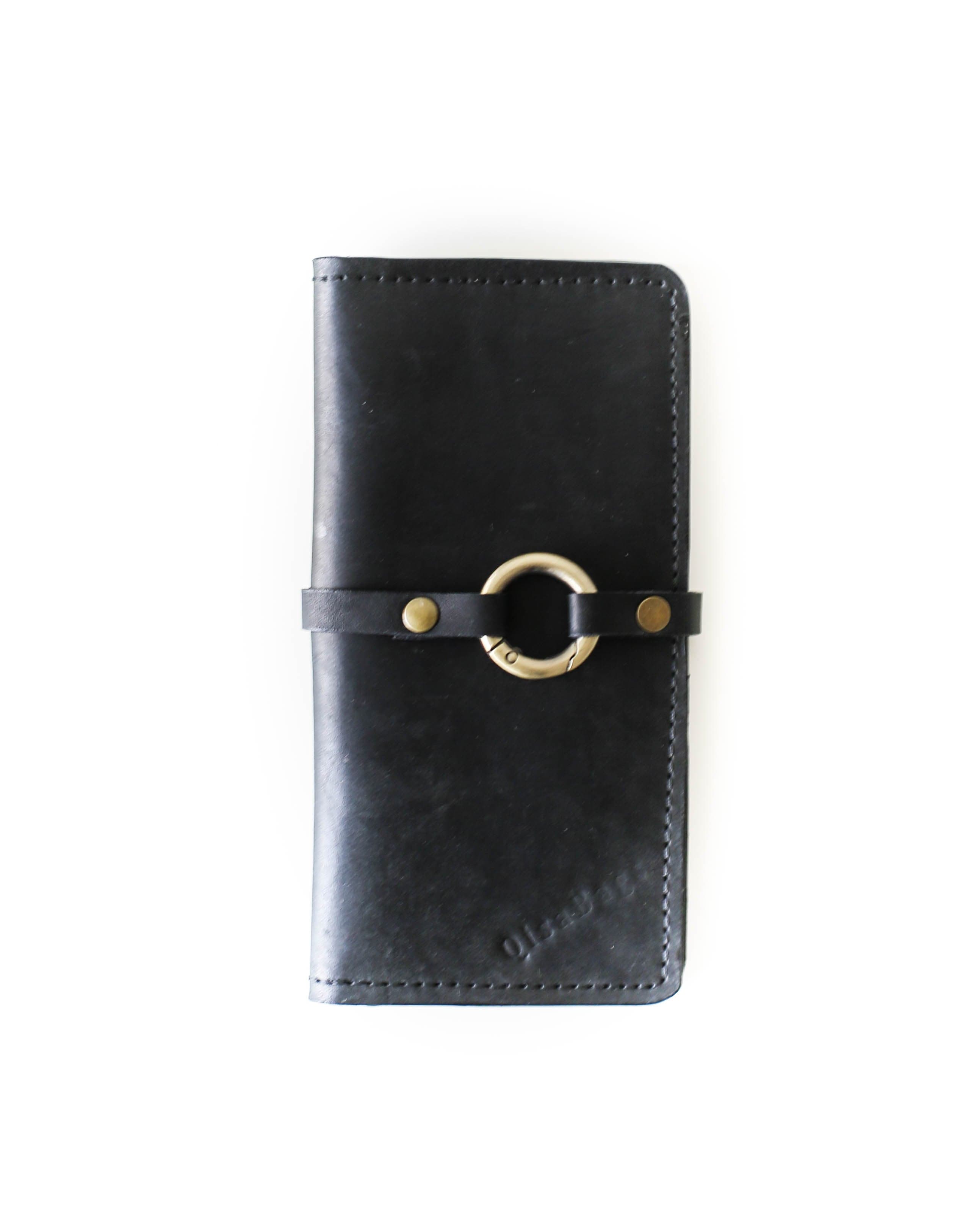 Black Leather Purse