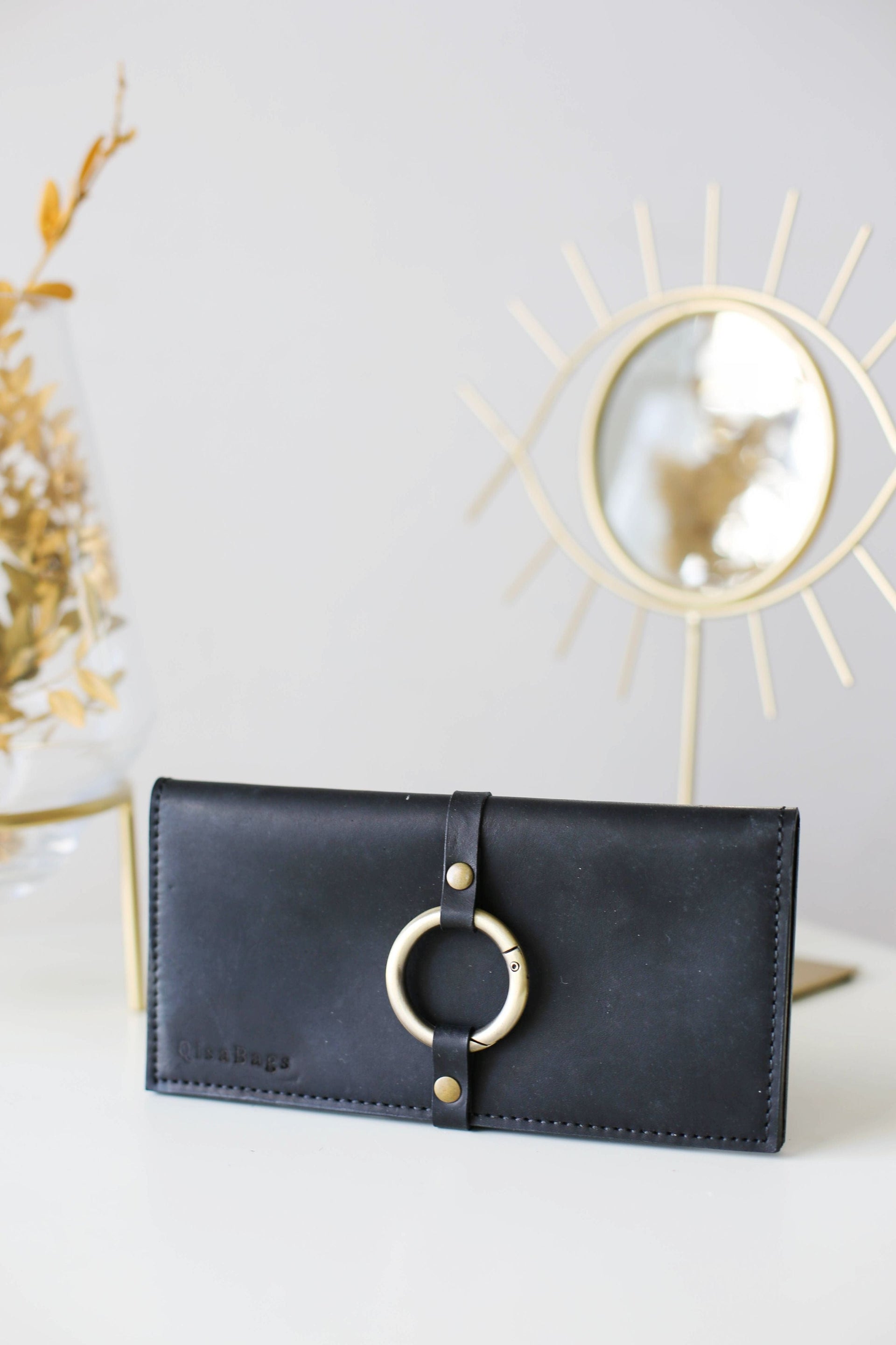 Long Leather wallet for women