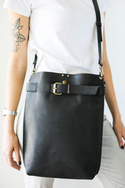 Convertible Black Leather bag
