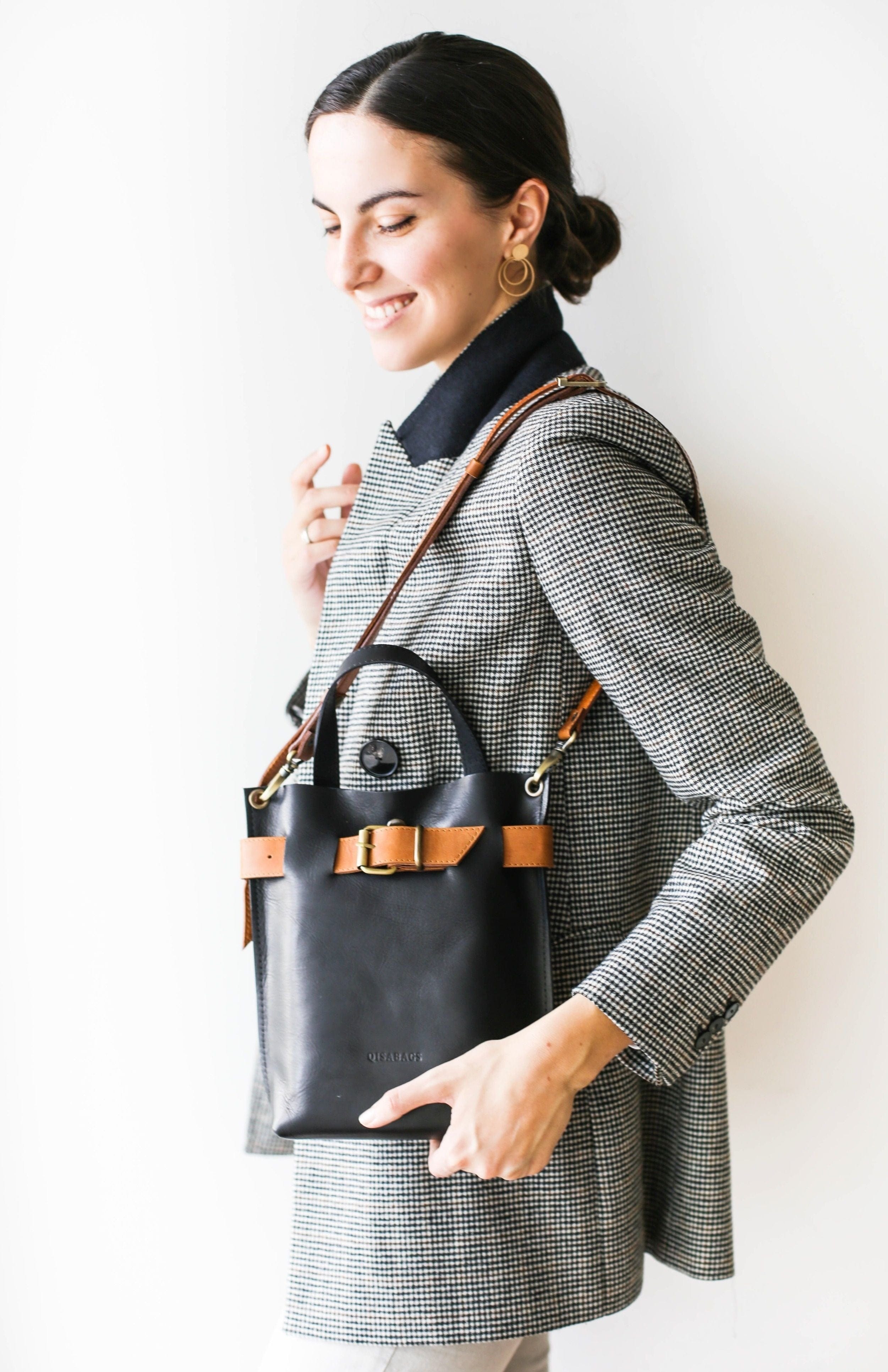 Mini leather purse