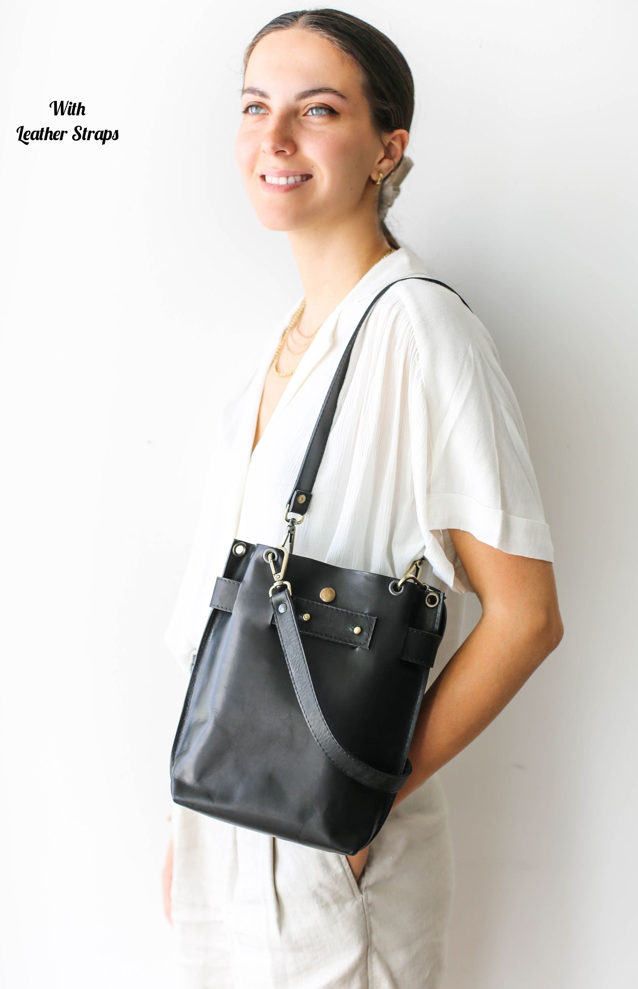 Black Leather Handbag