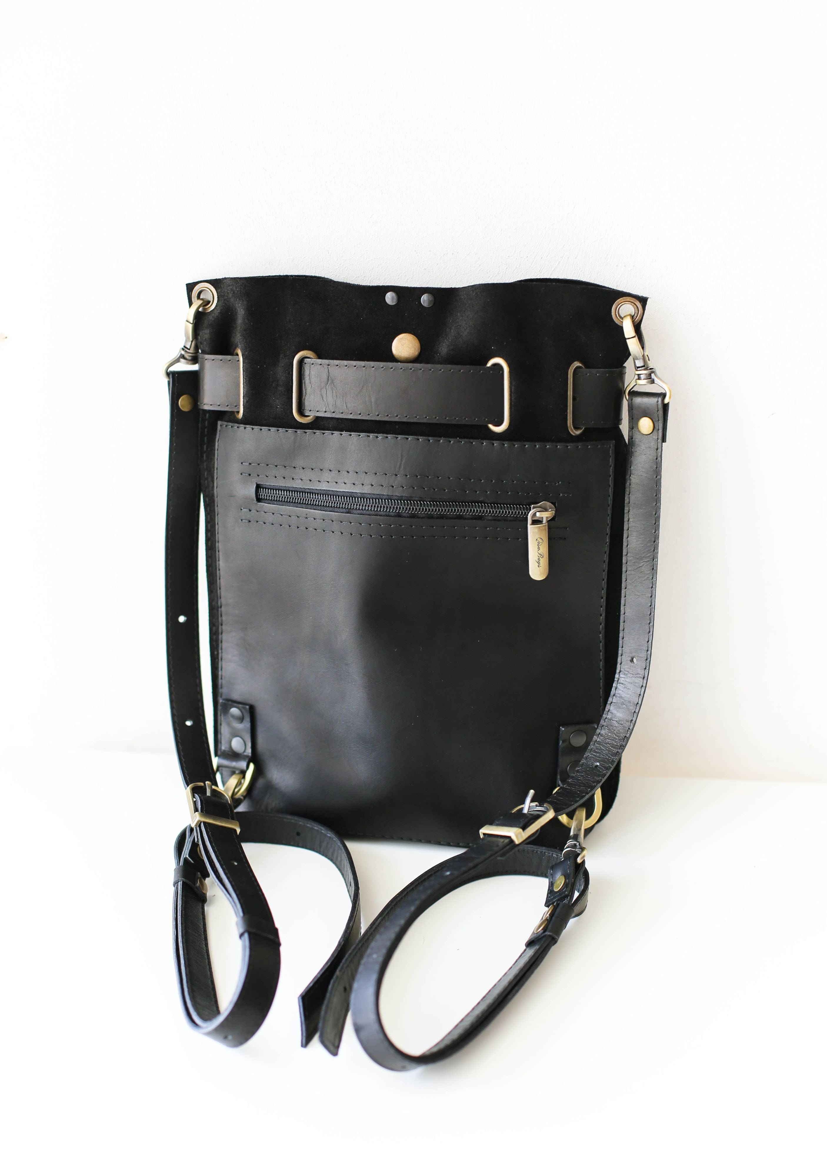 leather womens backpacks