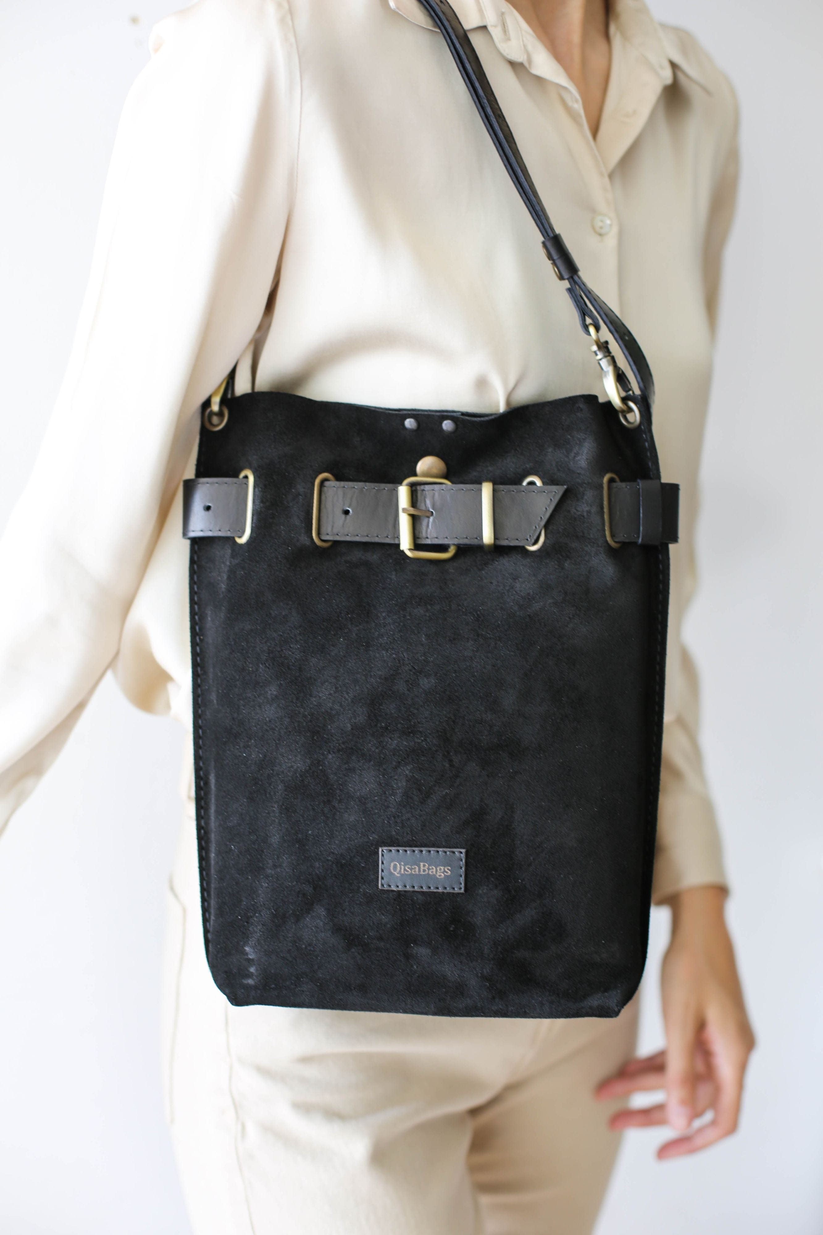 suede cross body bag