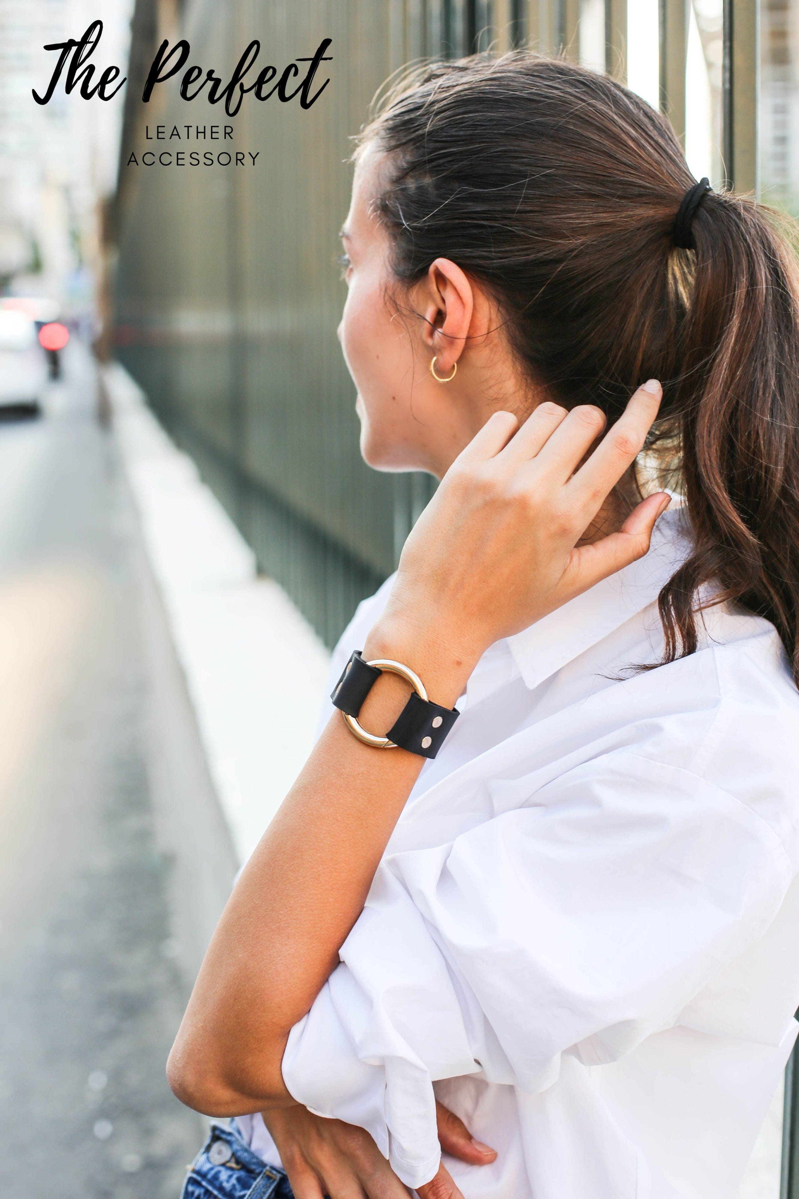 leather cuff bracelet 