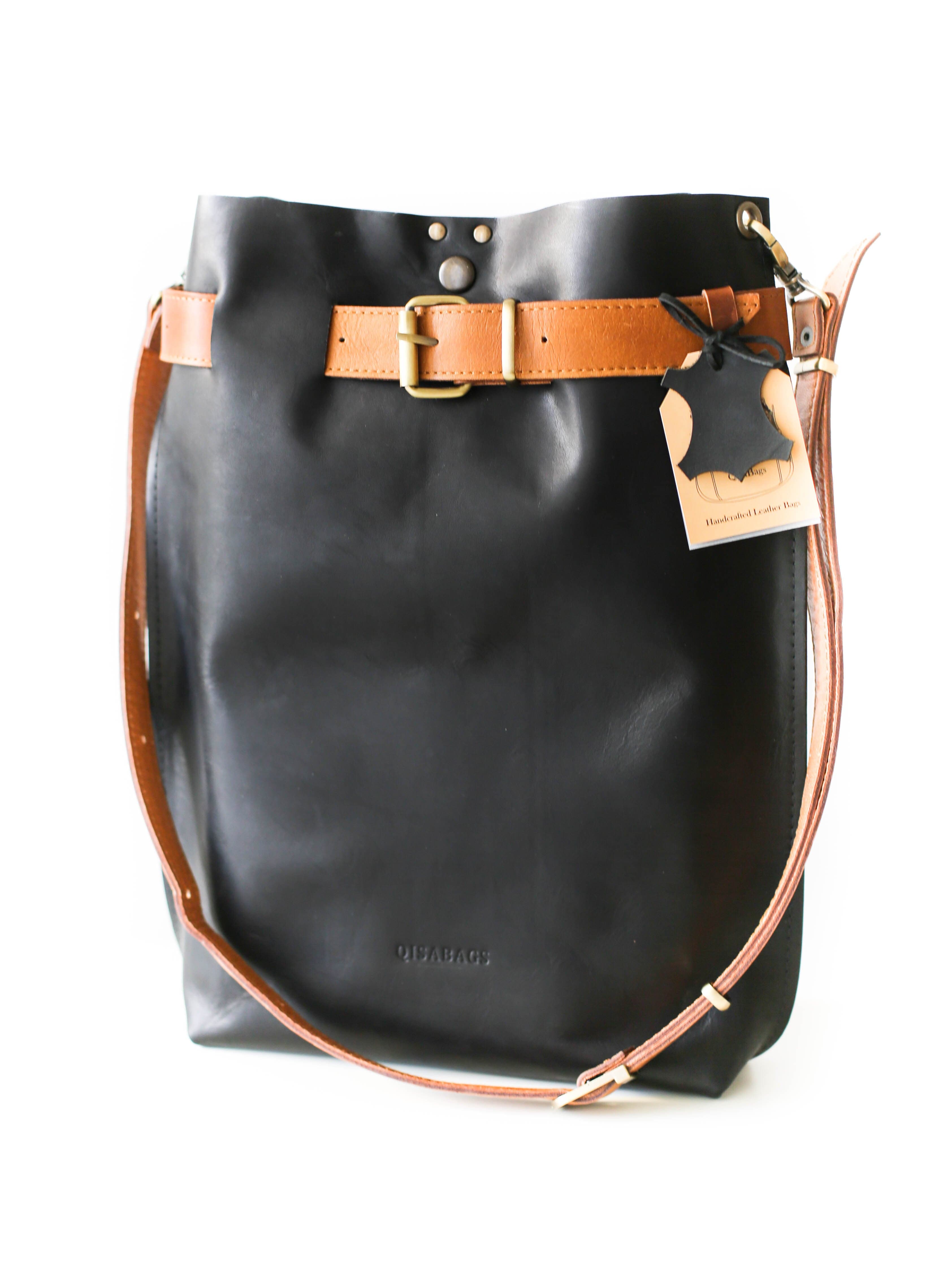 Black Leather Bag