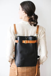 Black Leather backpack