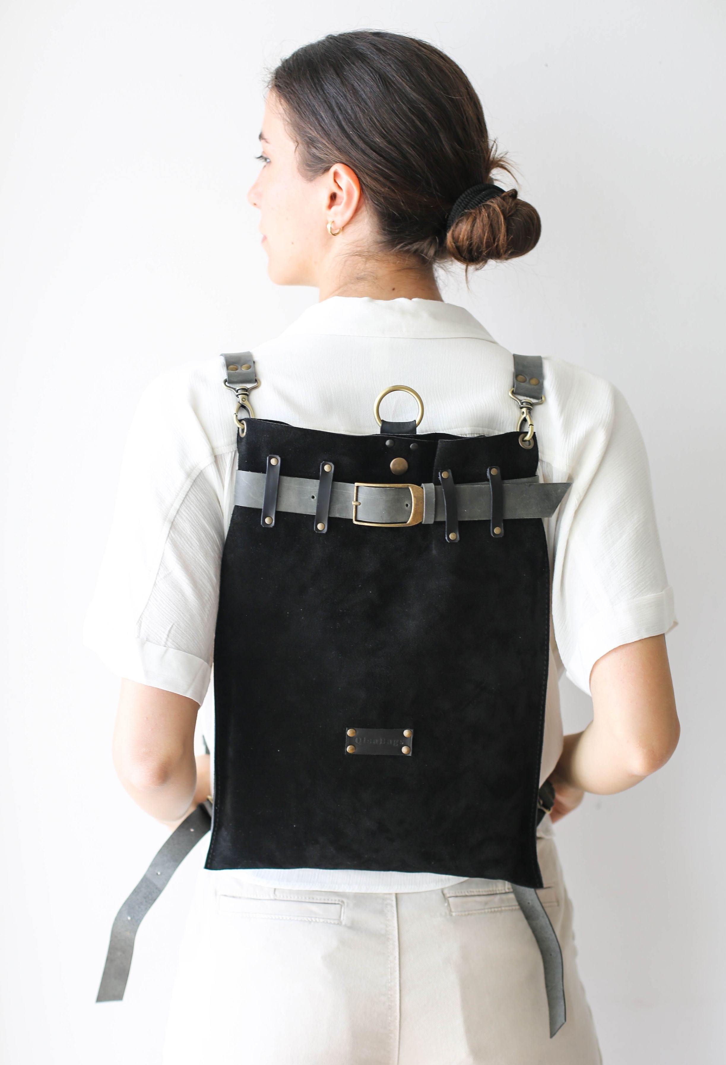 soft leather backpack