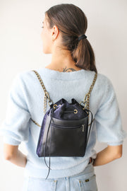 leather backpack purse designer