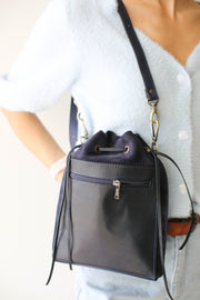 navy blue designer bag
