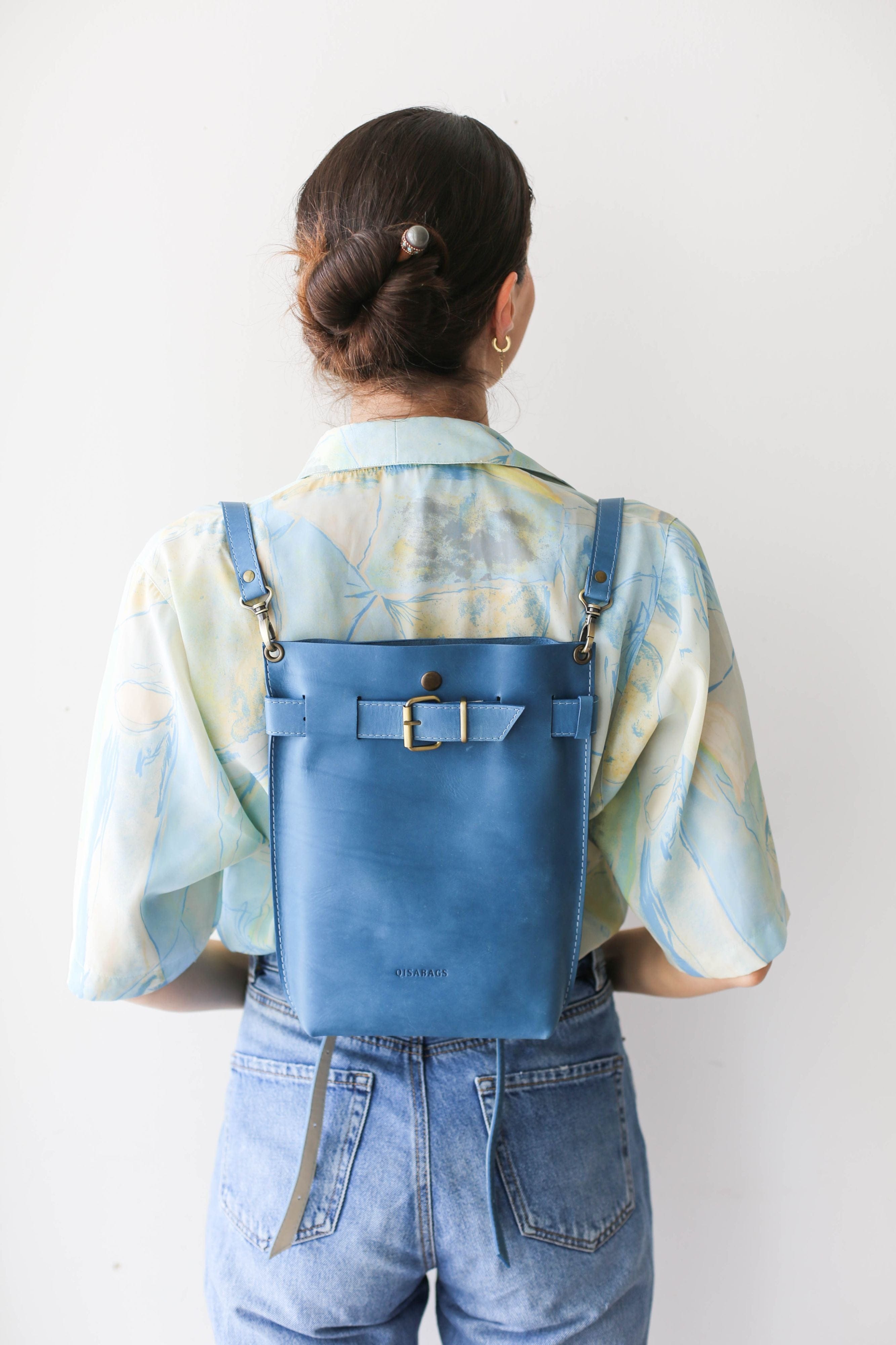 Leather women's Backpacks